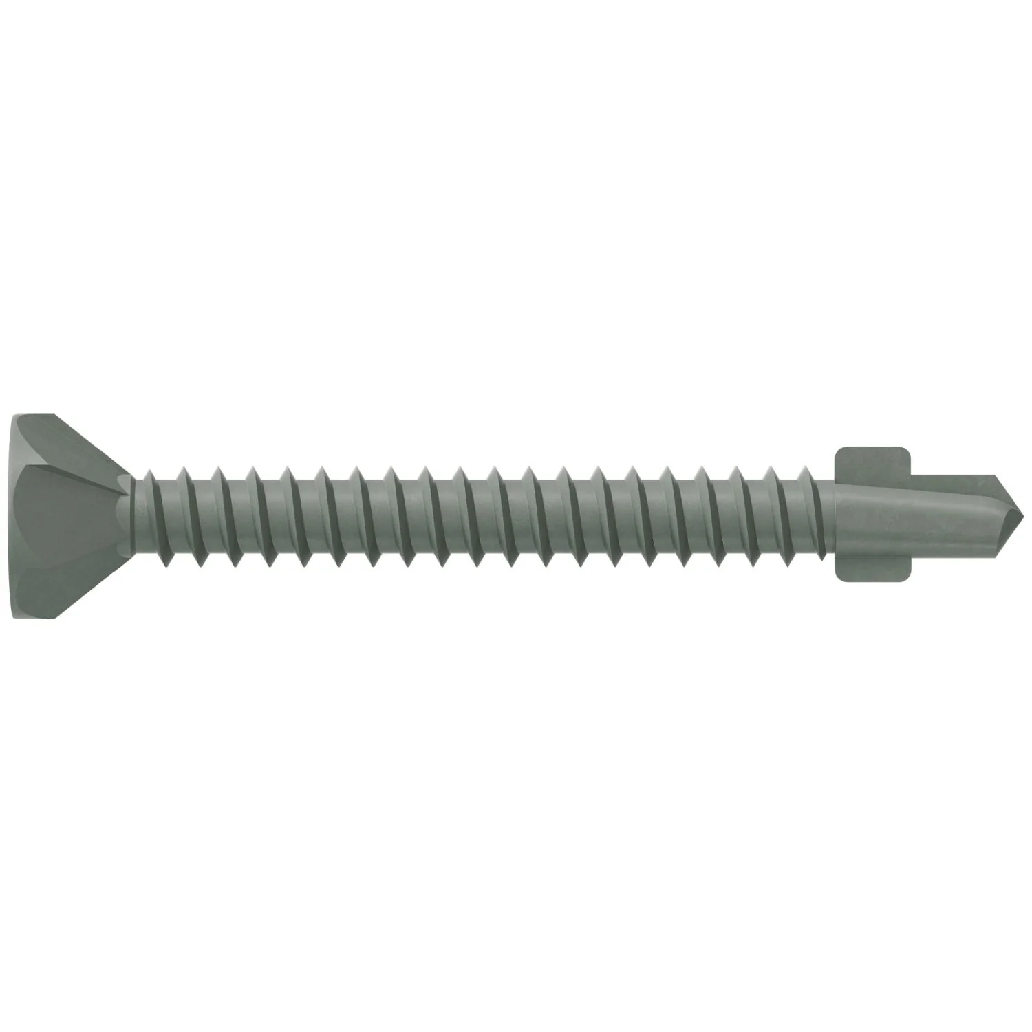 Simpson Strong-Tie CBSDQ158-3K CBSDQ Sheathing-to-CFS Screw,  #8 x 1-5/8-in. #2 Square Undersized, Quik Guard, 3000-Pack - Image 2