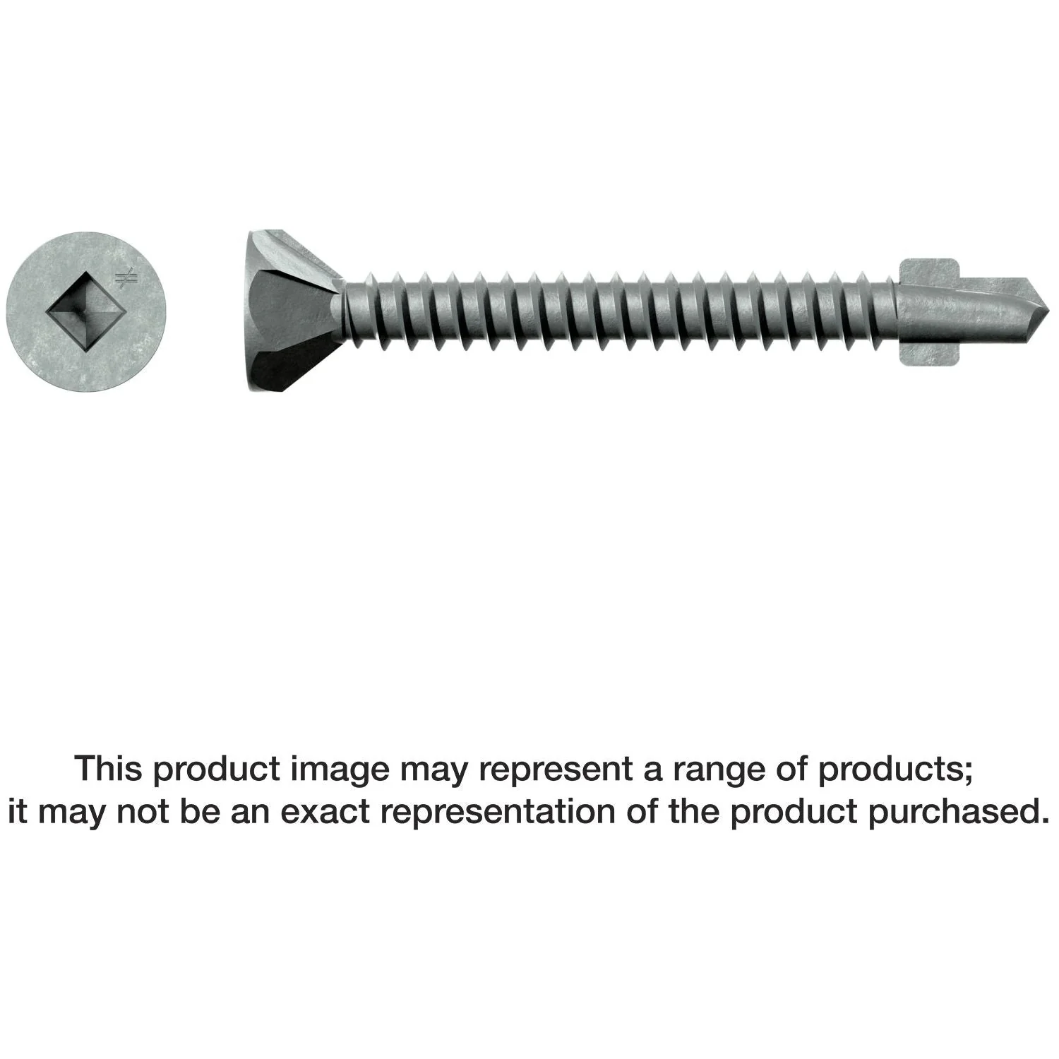 Simpson Strong-Tie CBSDQ158S CBSDQ Sheathing-to-CFS Screw (Collated),  #8 x 1-5/8-in. #2 Square Undersized, 1500-Pack - Image 1