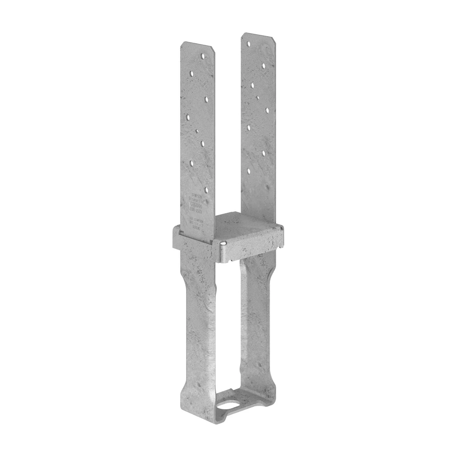 Simpson Strong-Tie CBSQ44-SDS2HDG CBSQ Hot-Dip Galvanized Standoff Column Base for 4x4 with SDS Screws - Image 3