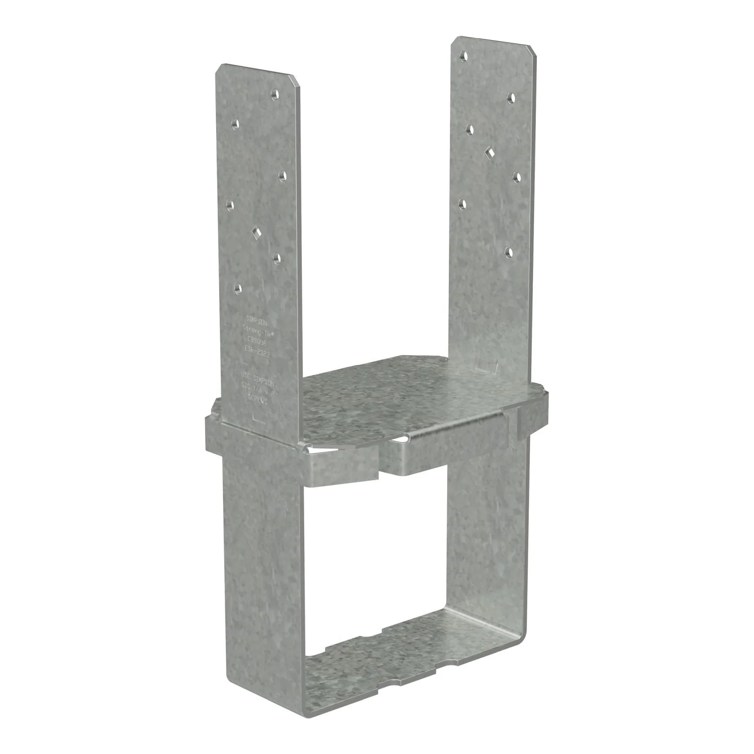 Simpson Strong-Tie CBSQ86-SDS2 CBSQ Galvanized Standoff Column Base for 6x8 with SDS Screws - Image 3