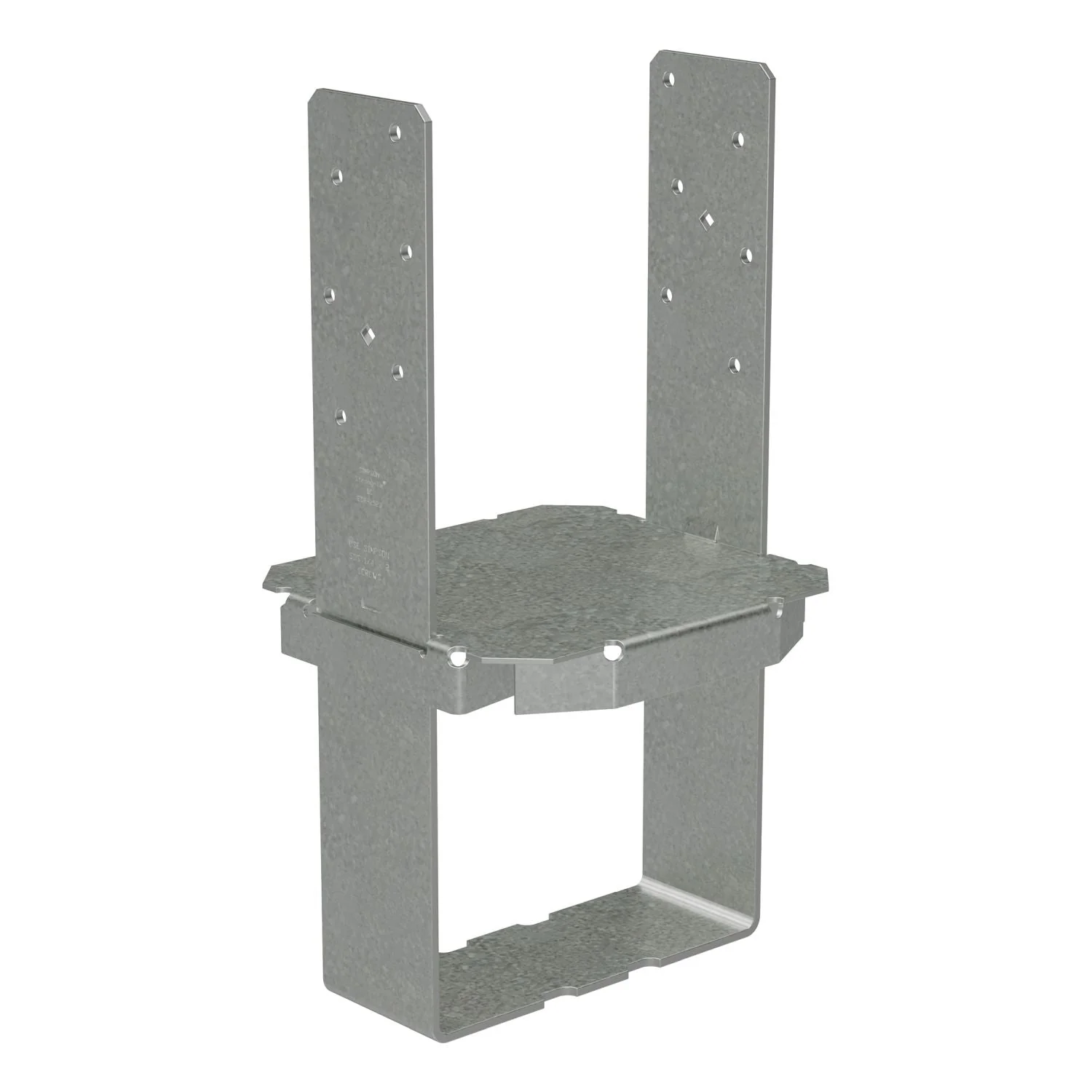 Simpson Strong-Tie CBSQ88-SDS2 CBSQ Galvanized Standoff Column Base for 8x8 with SDS Screws - Image 3