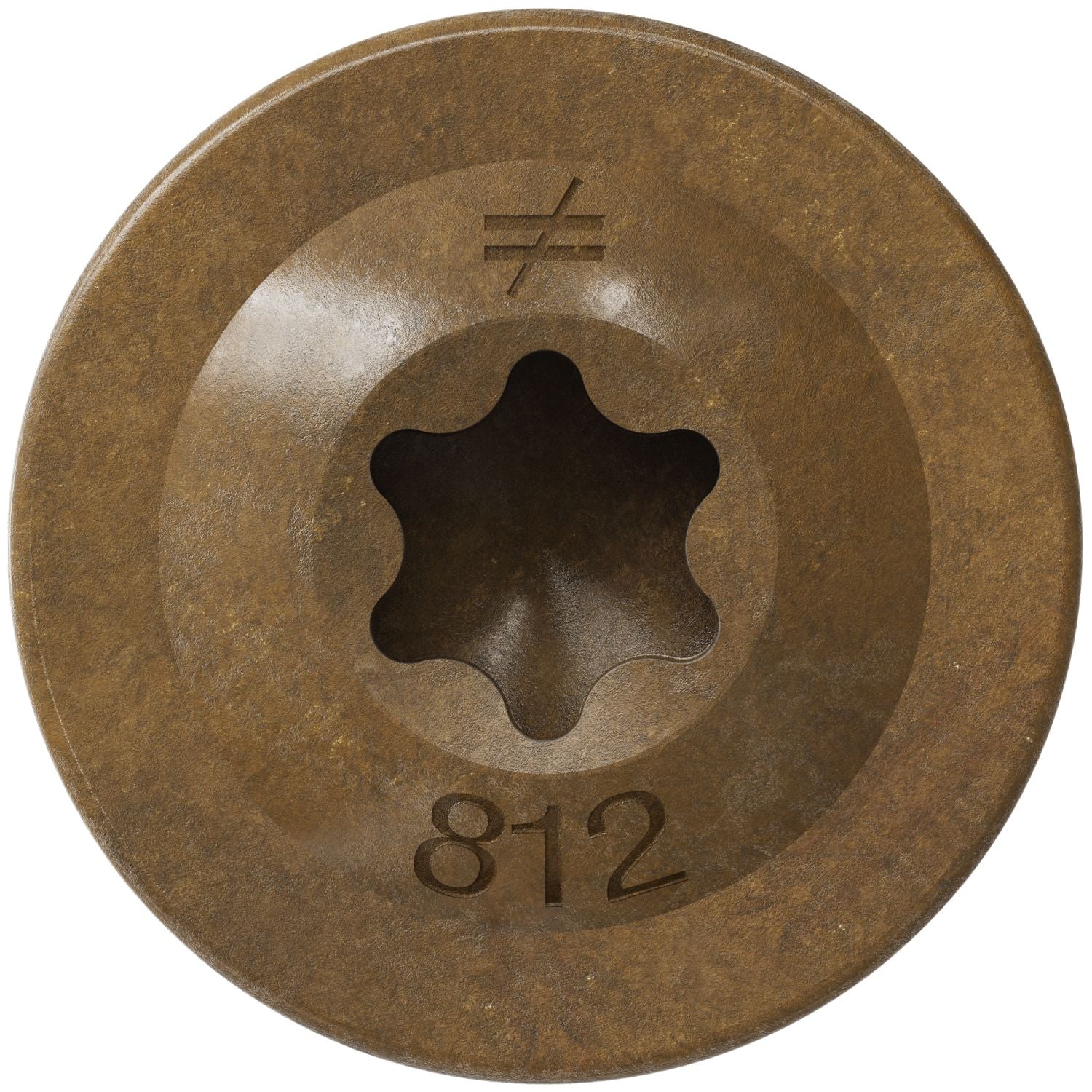 Simpson Strong-Tie CBT08114R100 Wafer-Head Construction Screw,  #8 x 1-1/4-in. T20, Quik Guard, Tan, 100-Pack - Image 3