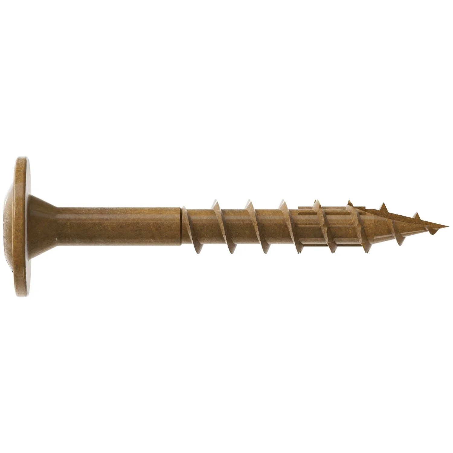 Simpson Strong-Tie CBT08114R300 Wafer-Head Construction Screw,  #8 x 1-1/4-in. T20, Quik Guard, Tan, 300-Pack - Image 2