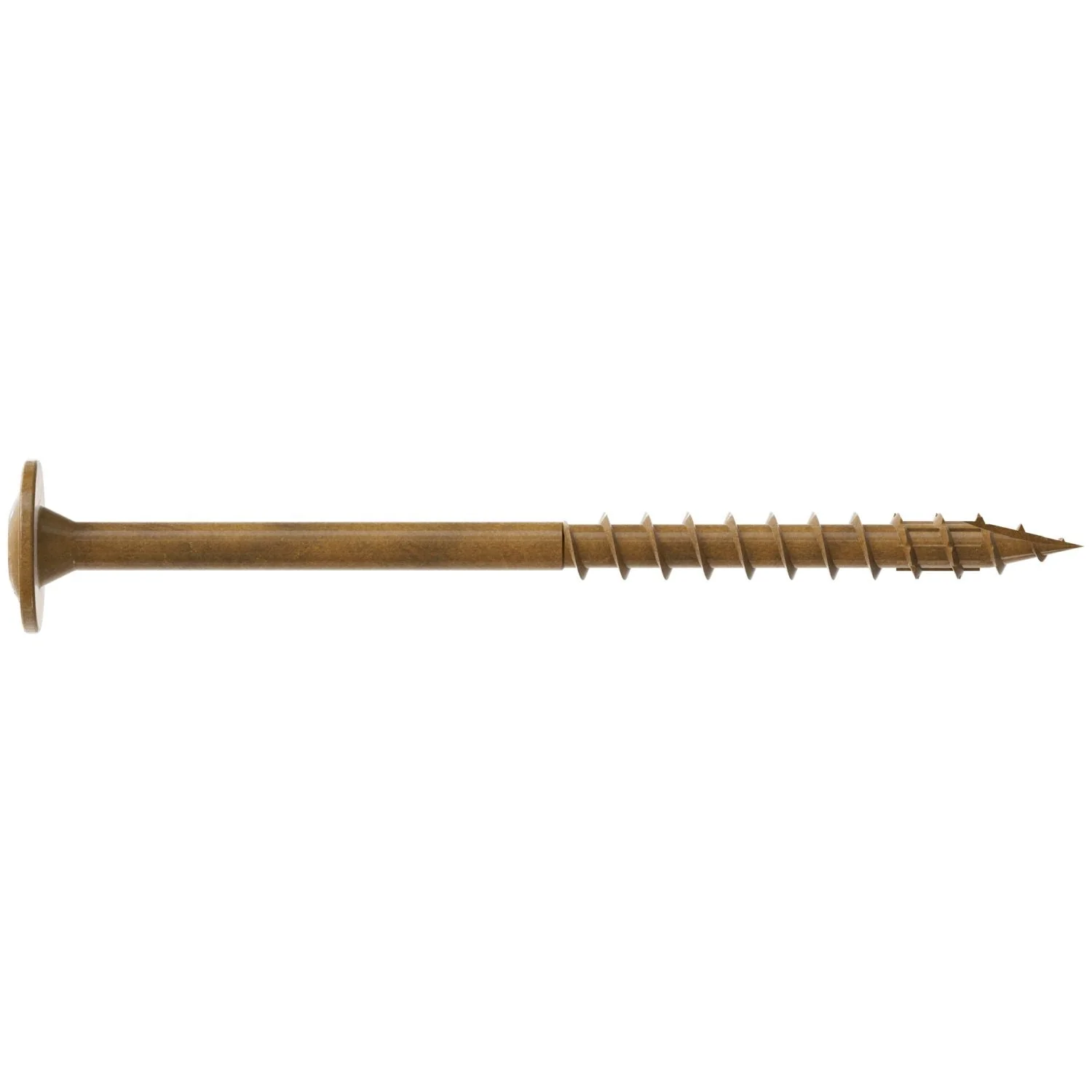 Simpson Strong-Tie CBT08212MB Wafer-Head Construction Screw,  #8 x 2-1/2-in. T20, Quik Guard, Tan, 1750-Pack - Image 2