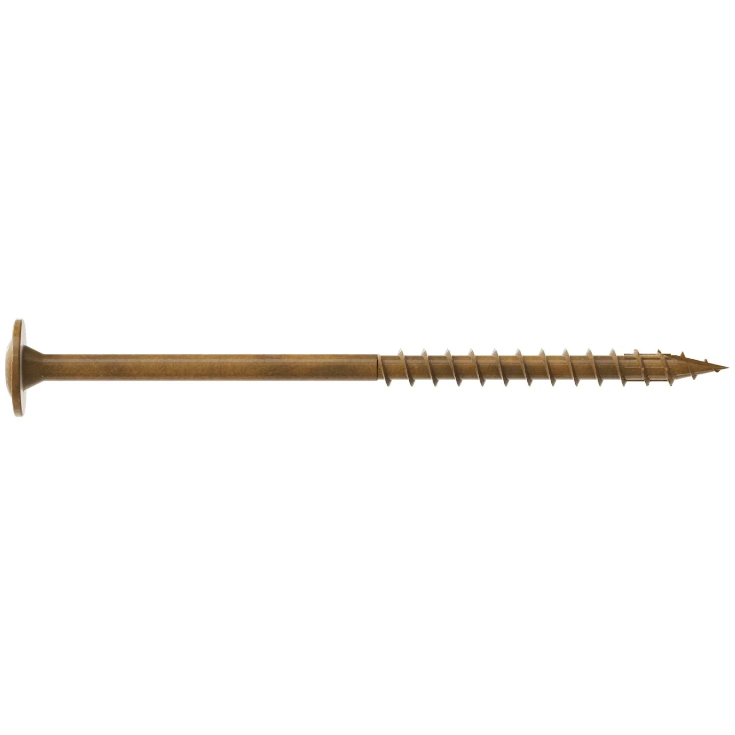 Simpson Strong-Tie CBT08300MB Wafer-Head Construction Screw,  #8 x 3-in. T20, Quik Guard, Tan, 1500-Pack - Image 2