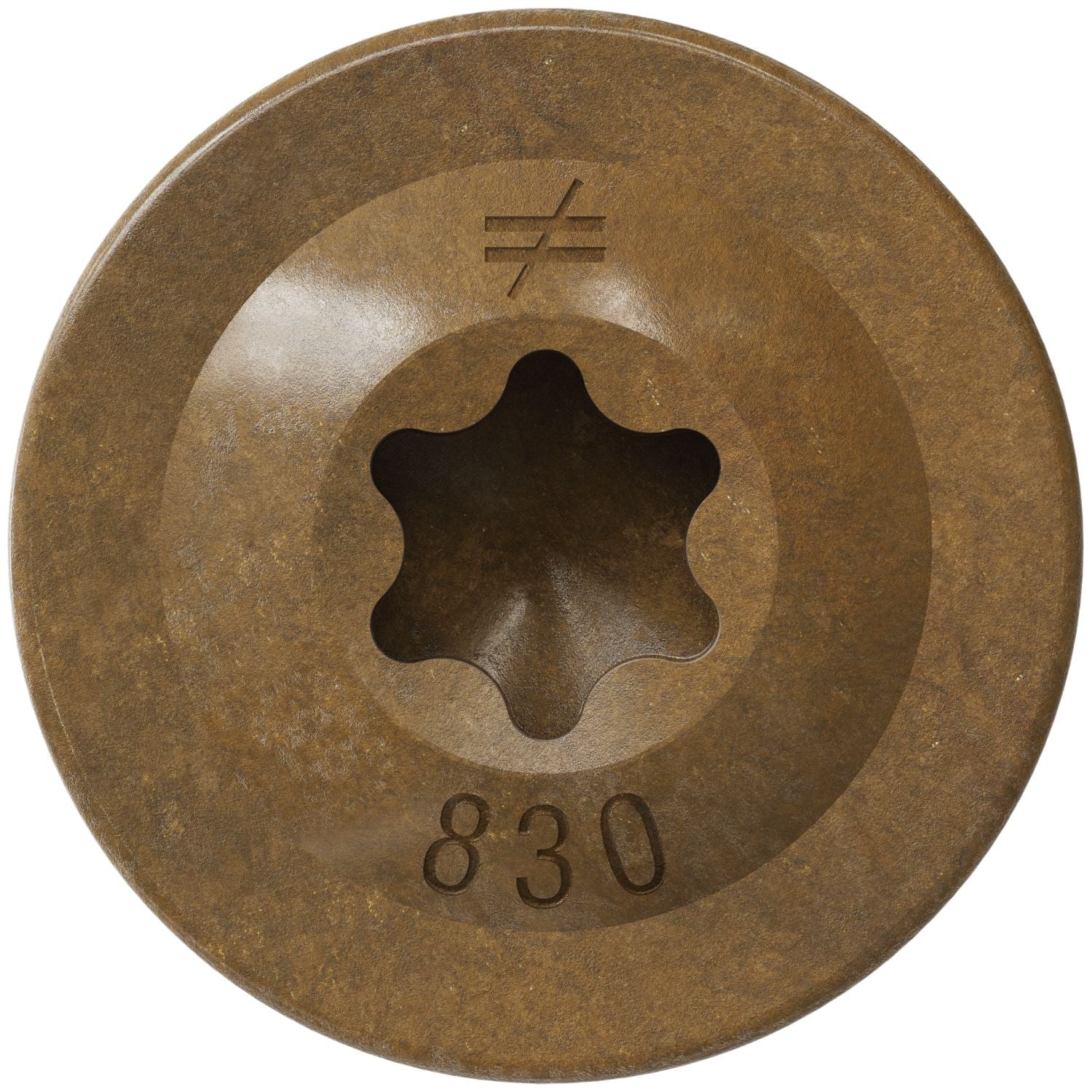 Simpson Strong-Tie CBT08300MB Wafer-Head Construction Screw,  #8 x 3-in. T20, Quik Guard, Tan, 1500-Pack - Image 3