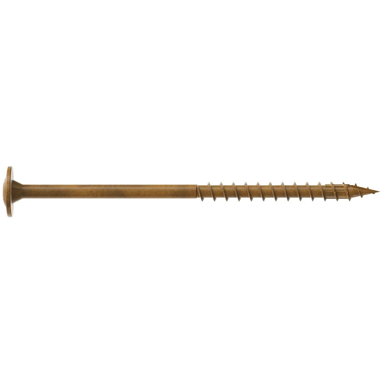 Simpson Strong-Tie CBT08300R200 Wafer-Head Construction Screw,  #8 x 3-in. T20, Quik Guard, Tan, 200-Pack - Image 2