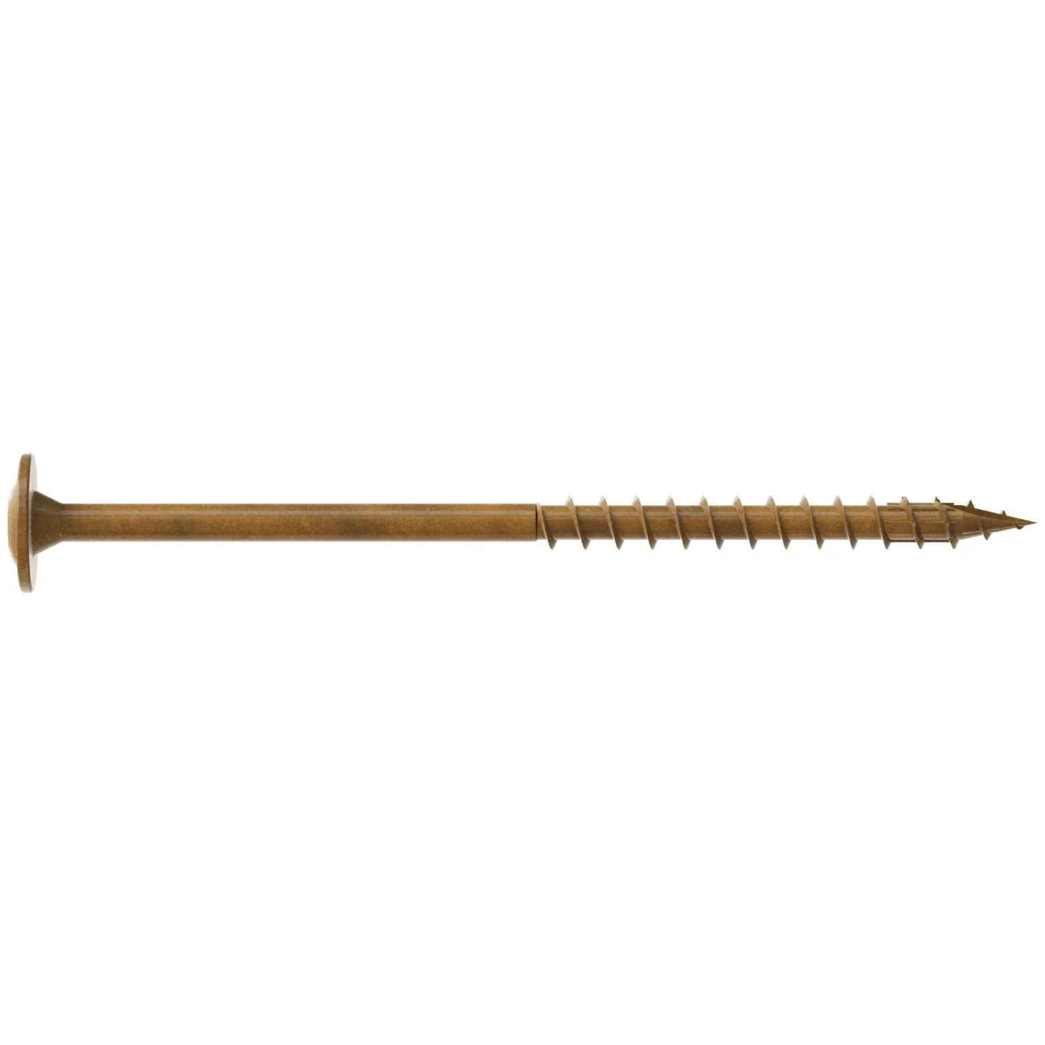 Simpson Strong-Tie CBT08300R50 Wafer-Head Construction Screw,  #8 x 3-in. T20, Quik Guard, Tan, 50-Pack - Image 2
