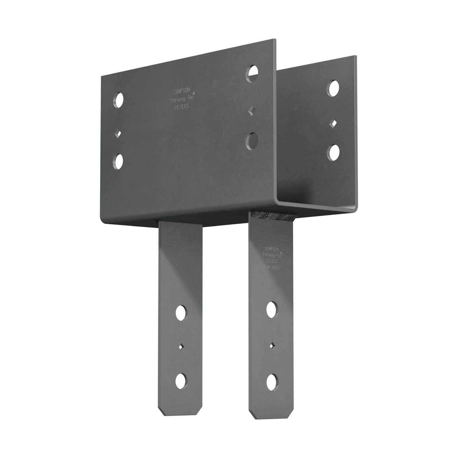 Simpson Strong-Tie CC4.62-5.50 CC Column Cap for Triple 2x Beam, 6x Post - Image 3