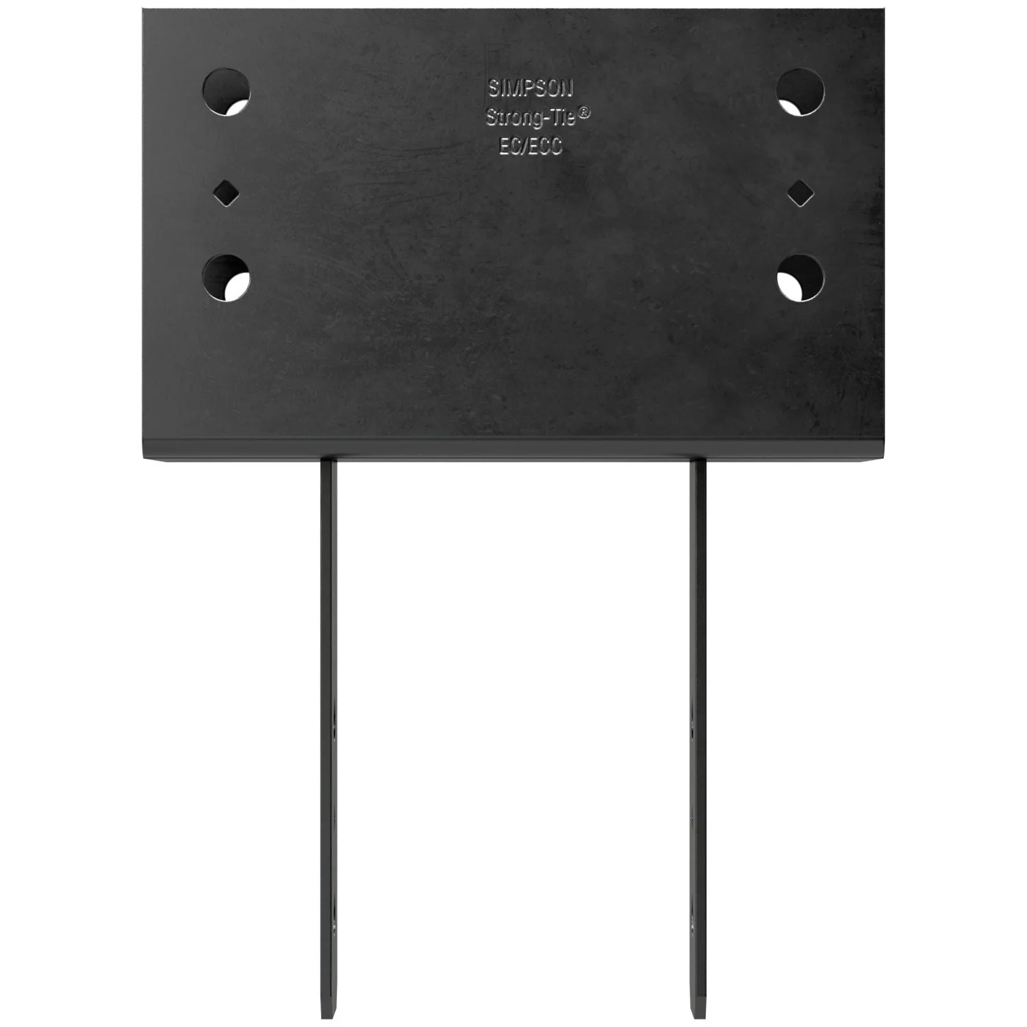 Simpson Strong-Tie CC66PC CCPC Black Powder-Coated Column Cap for 6x Beam, 6x Post - Image 3