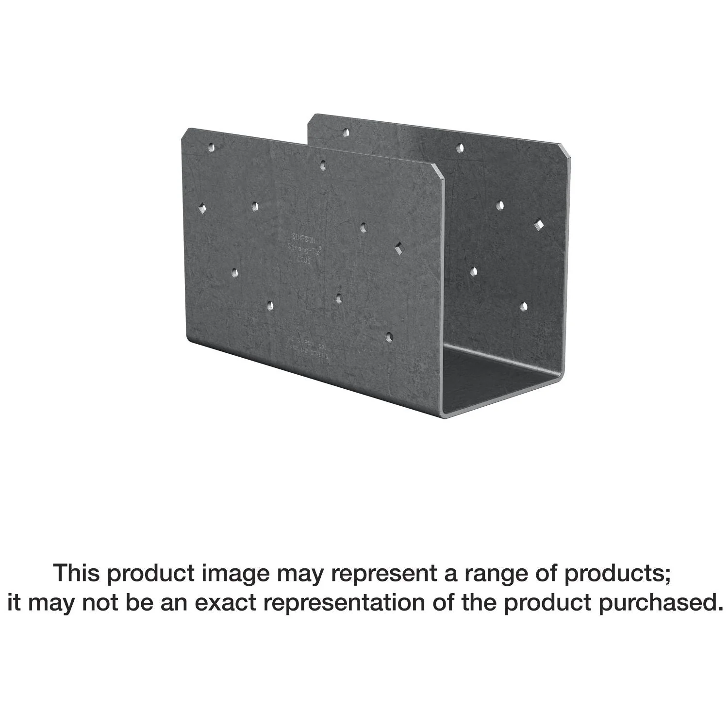 Simpson Strong-Tie CCOQ5-SDS2.5 CCOQ Column Cap, No Straps, for 5-1/8-in. Beam, with Strong-Drive SDS Screws - Image 1
