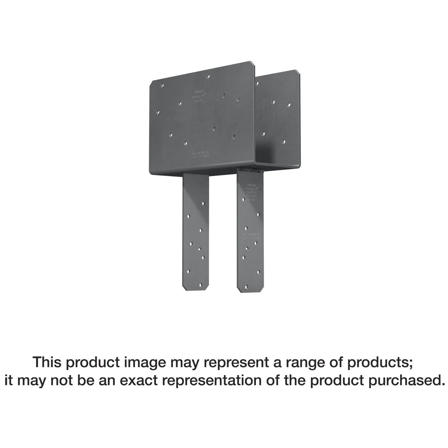 Simpson Strong-Tie CCQ4.62-3.62SDS CCQ Column Cap for Triple-2x Beam, 4x Post with Strong-Drive SDS Screws - Image 1
