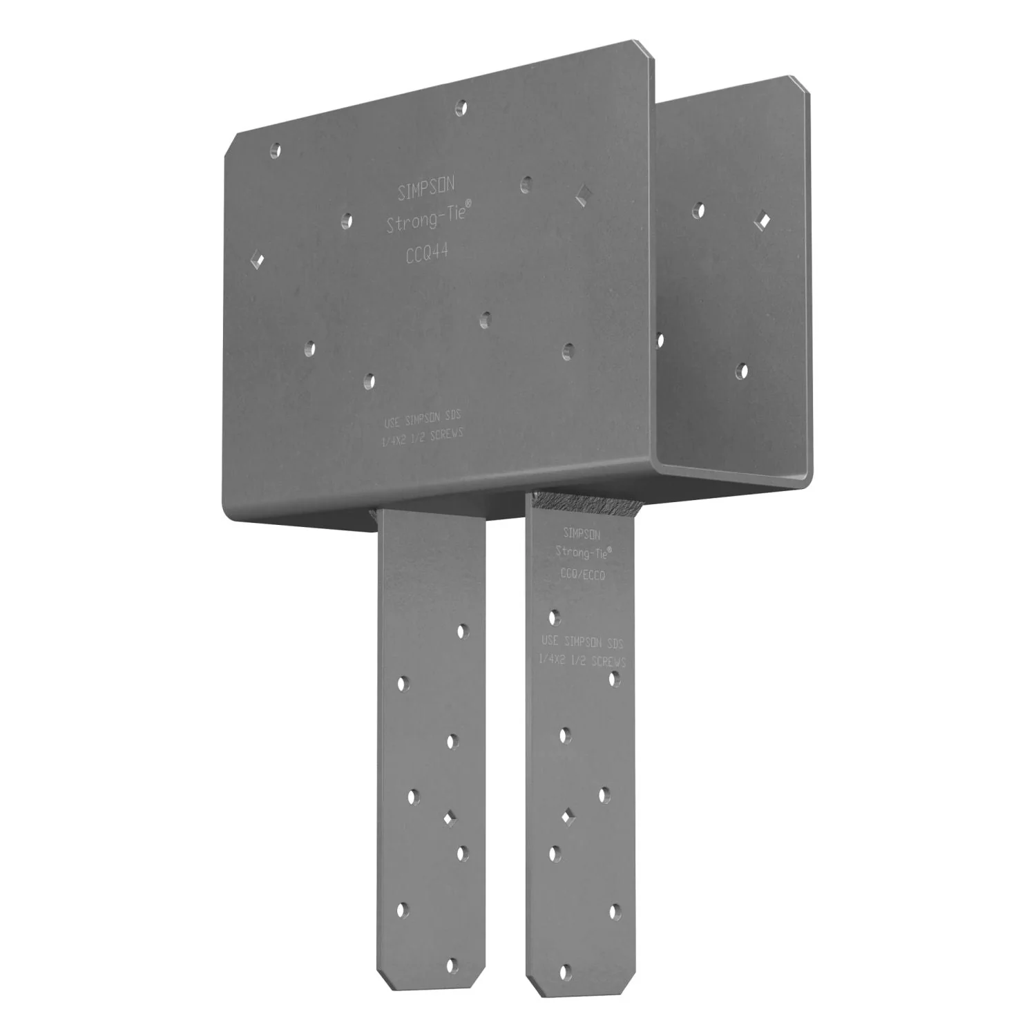 Simpson Strong-Tie CCQ44SDS2.5 CCQ Column Cap for 4x Beam, 4x Post with Strong-Drive SDS Screws - Image 3