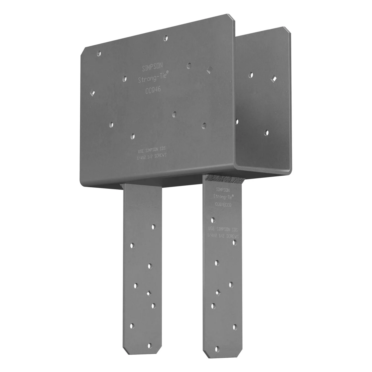 Simpson Strong-Tie CCQ46SDS2.5 CCQ Column Cap for 4x Beam, 6x Post with Strong-Drive SDS Screws - Image 3