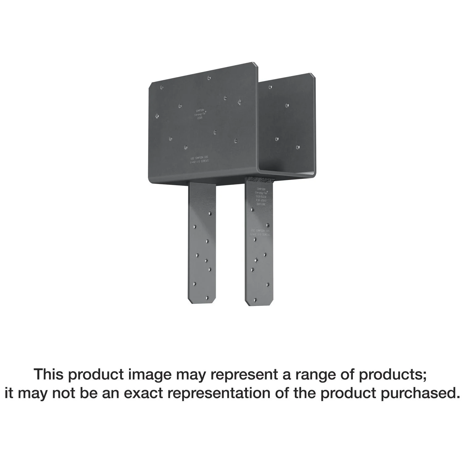 Simpson Strong-Tie CCQ5-4SDS2.5 CCQ Column Cap for 5-1/8-in. Beam, 4x Post with Strong-Drive SDS Screws - Image 3
