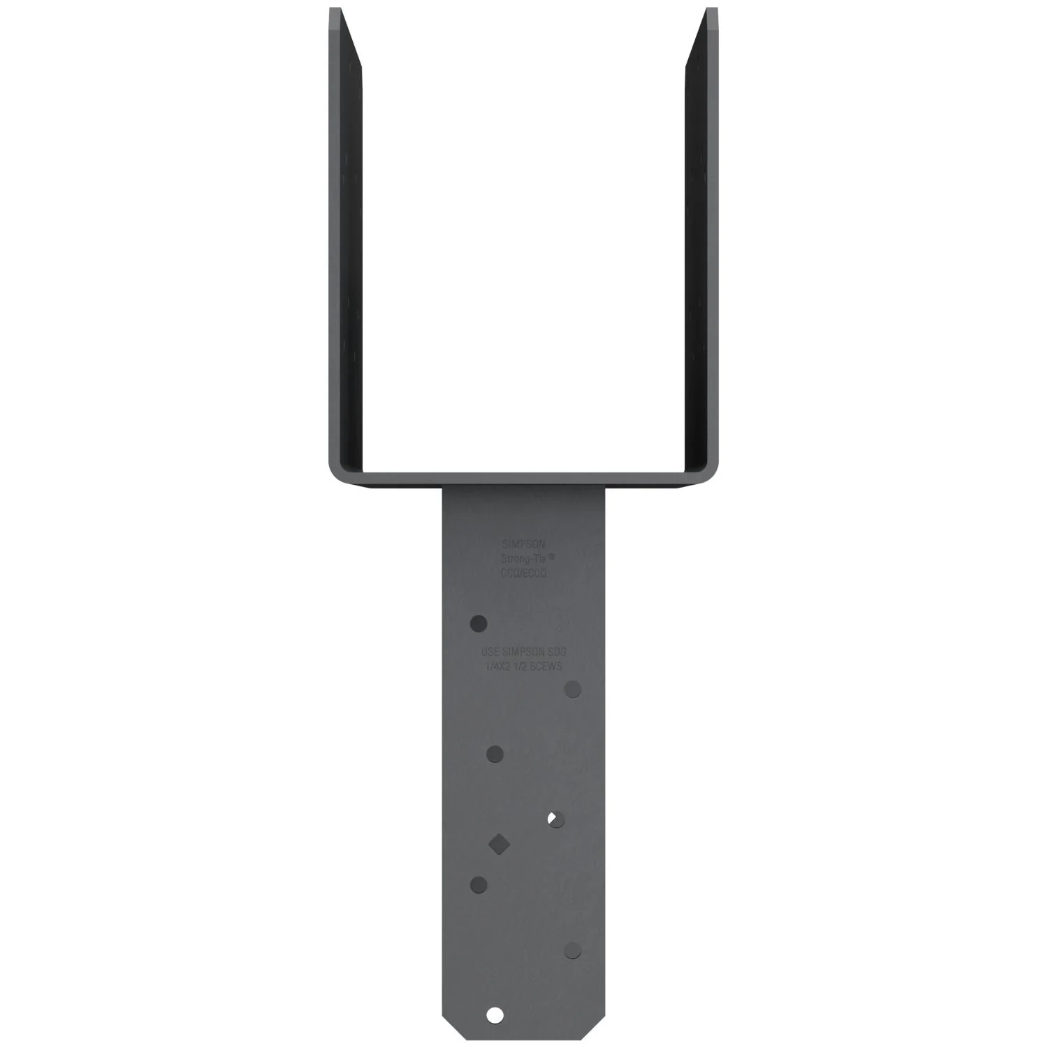 Simpson Strong-Tie CCQ6-7.13SDS2.5 CCQ Column Cap for 6x Beam, 7-1/8-in. Post with Strong-Drive SDS Screws - Image 3