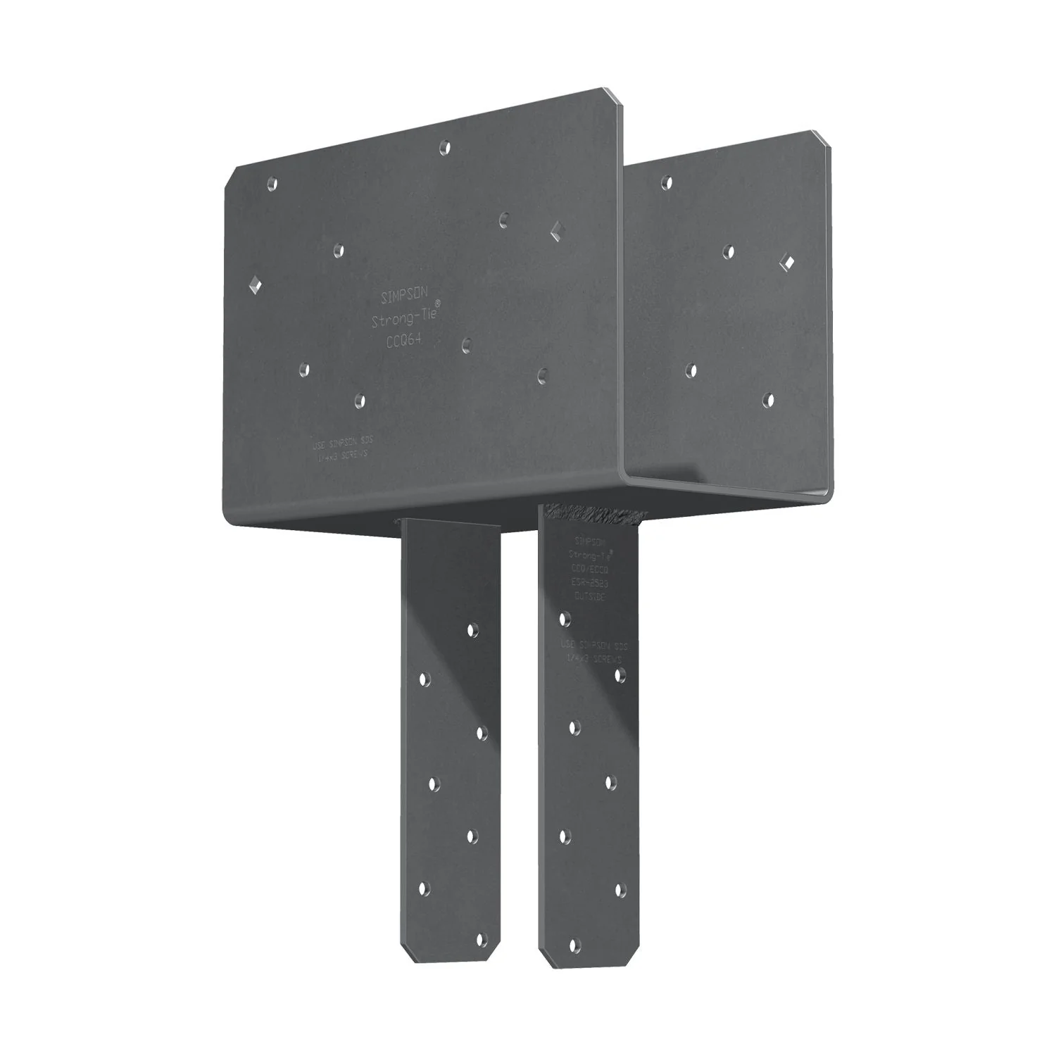 Simpson Strong-Tie CCQ64SDS2.5 CCQ Column Cap for 6x Beam, 4x Post with Strong-Drive SDS Screws - Image 3