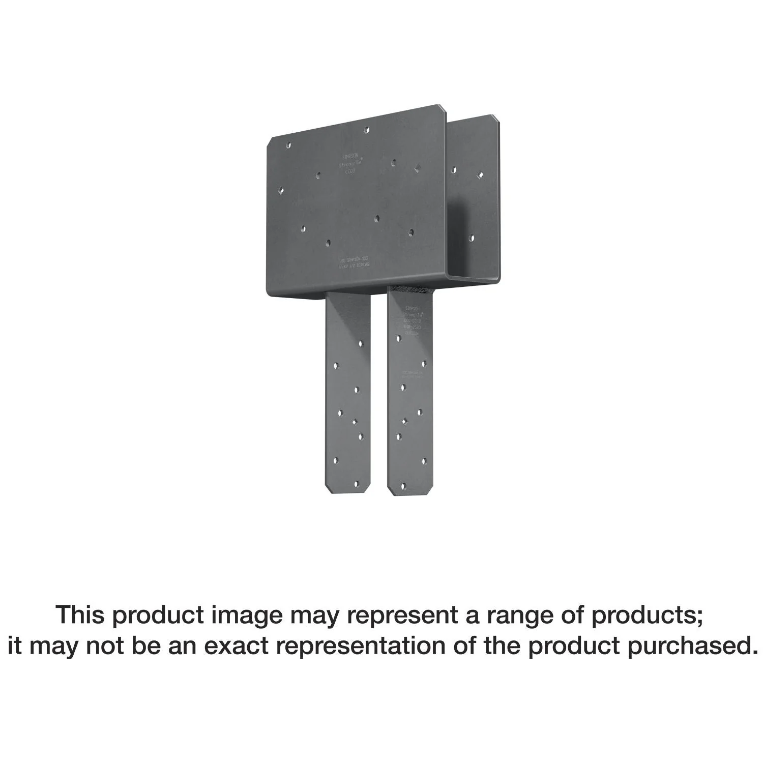 Simpson Strong-Tie CCQ66SDS2.5ROT CCQ Rotated-Strap Column Cap for 6x Beam, 6x Post with Strong-Drive SDS Screws - Image 1