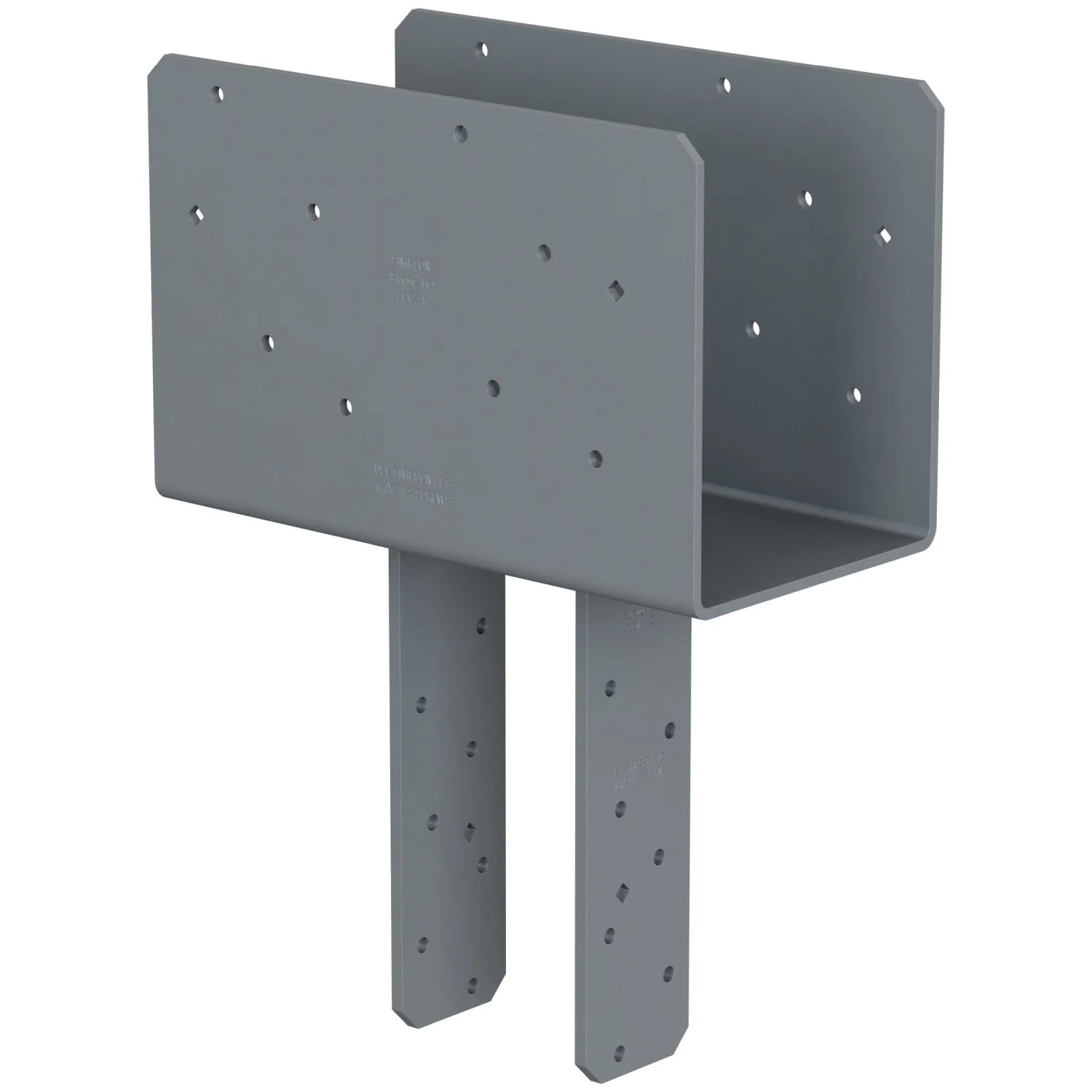 Simpson Strong-Tie CCQ7.1-4SDS2.5 CCQ Column Cap for 7-in. Beam, 4x Post with Strong-Drive SDS Screws - Image 3
