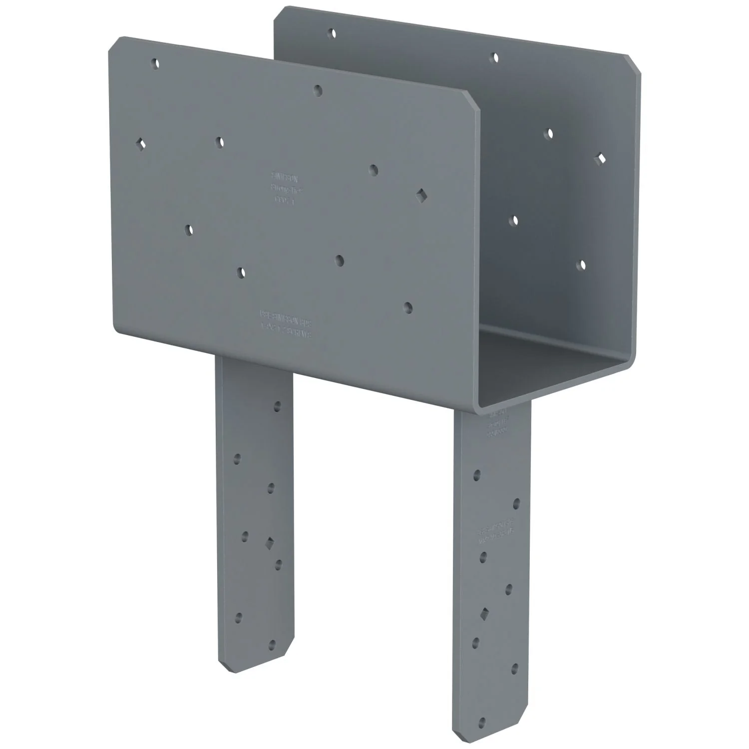Simpson Strong-Tie CCQ7.1-7.1SDS2.5 CCQ Column Cap for 7-in. Beam, 7-in. Post with Strong-Drive SDS Screws - Image 3