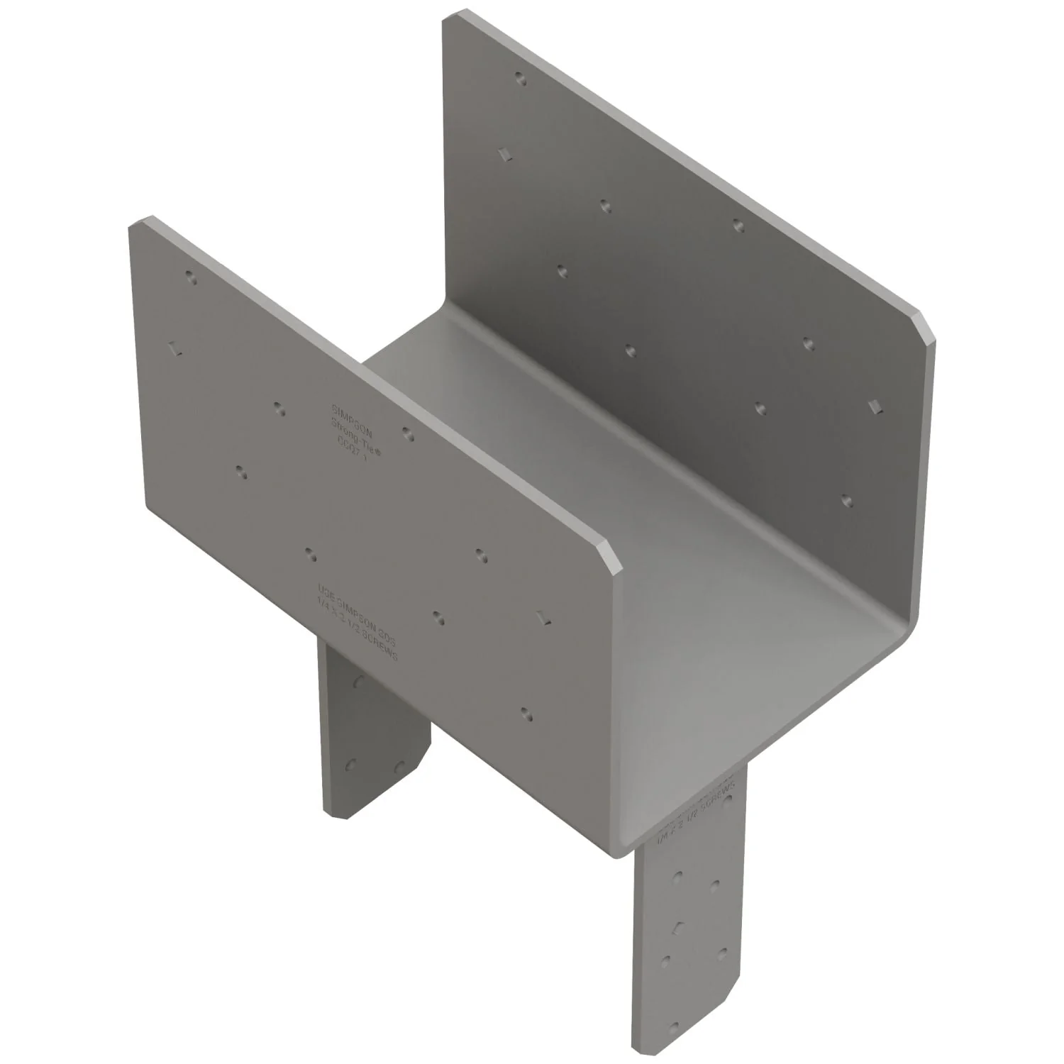 Simpson Strong-Tie CCQ78SDS2.5 CCQ Column Cap for 6-3/4-in. Beam, 8x Post with Strong-Drive SDS Screws - Image 3