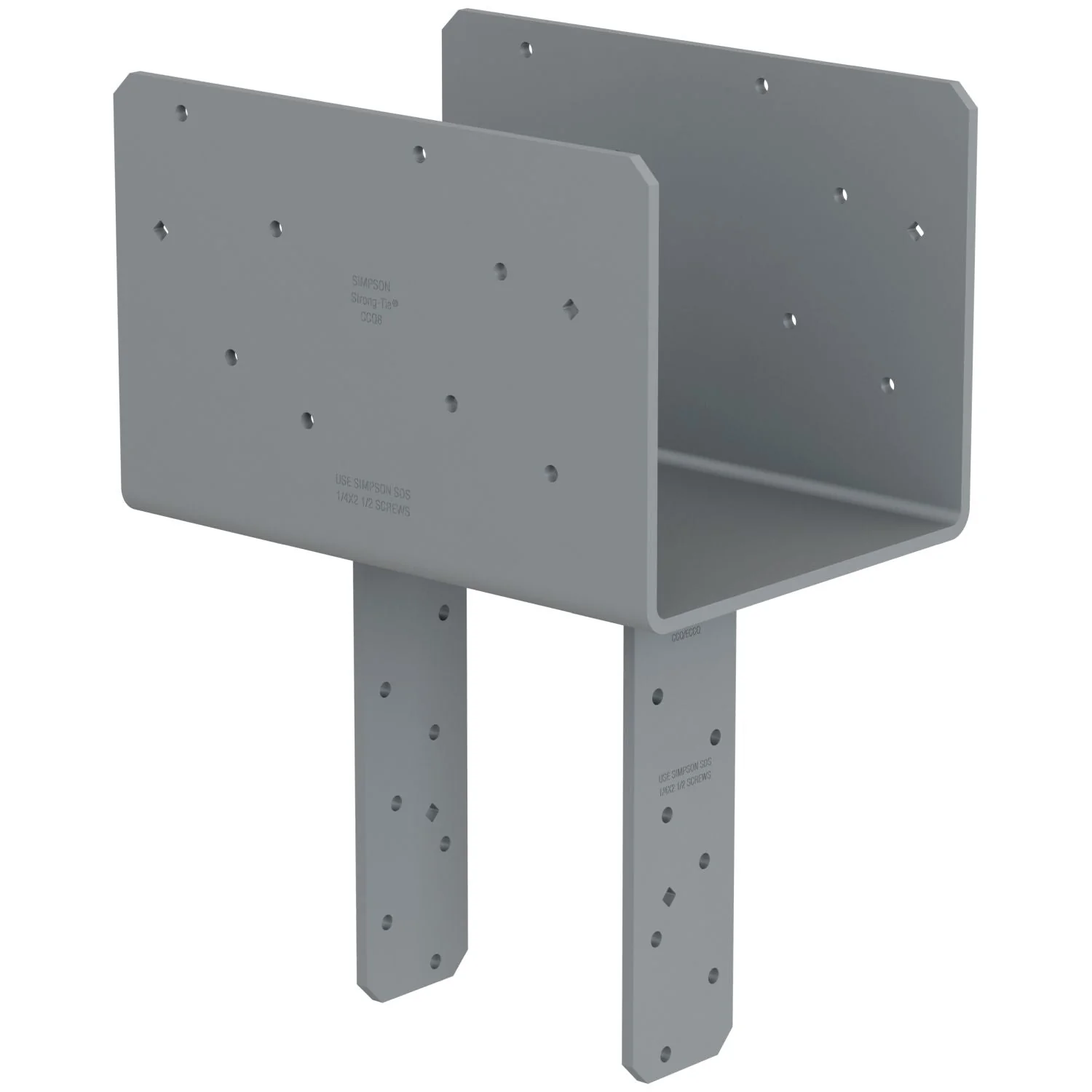 Simpson Strong-Tie CCQ86SDS2.5 CCQ Column Cap for 8x Beam, 6x Post with Strong-Drive SDS Screws - Image 3