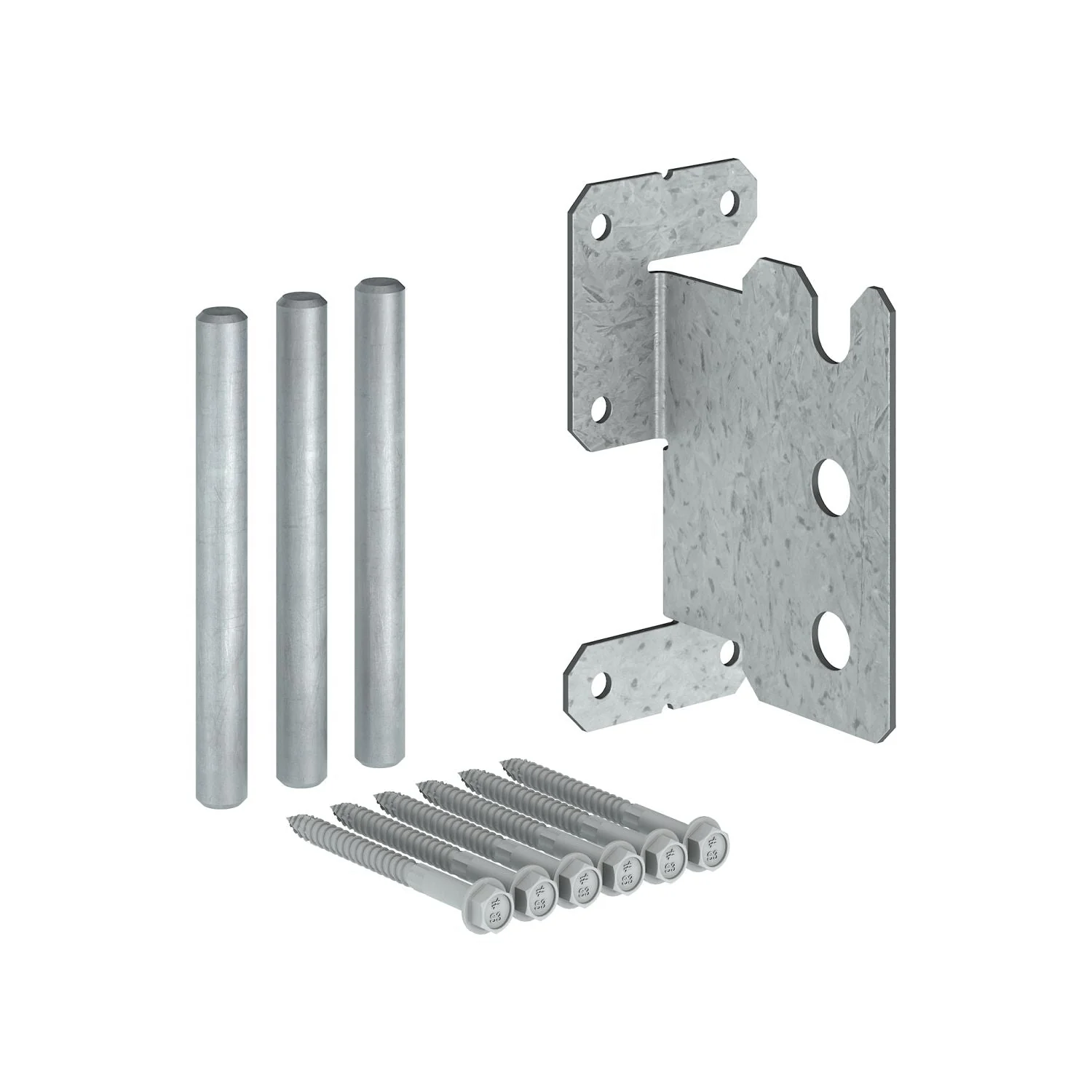 Simpson Strong-Tie CJT3ZL CJTZ 12-Gauge ZMAX Galvanized Concealed Joist Tie with (3) Long Pins - Image 3
