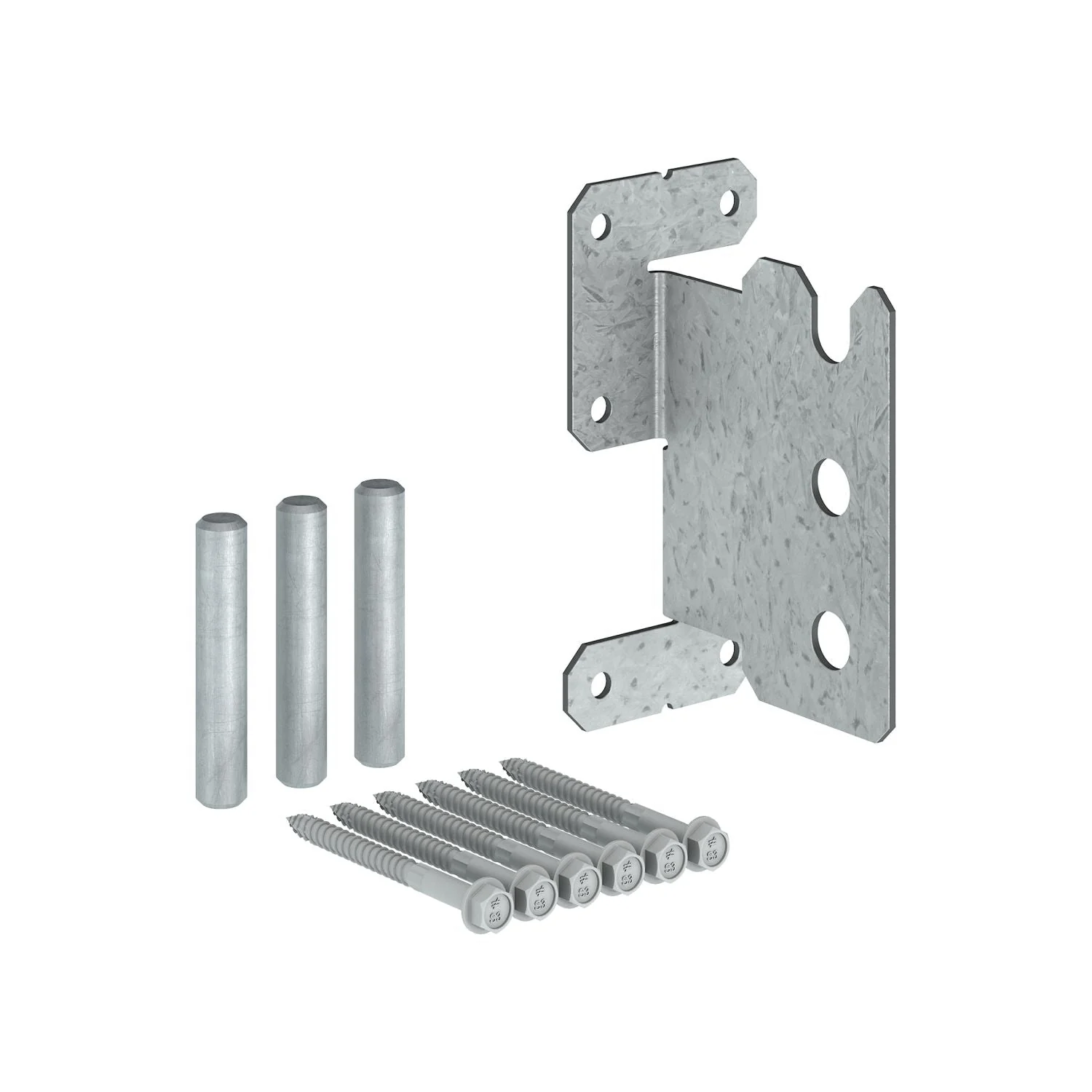 Simpson Strong-Tie CJT3ZS CJTZ 12-Gauge ZMAX Galvanized Concealed Joist Tie with (3) Short Pins - Image 3