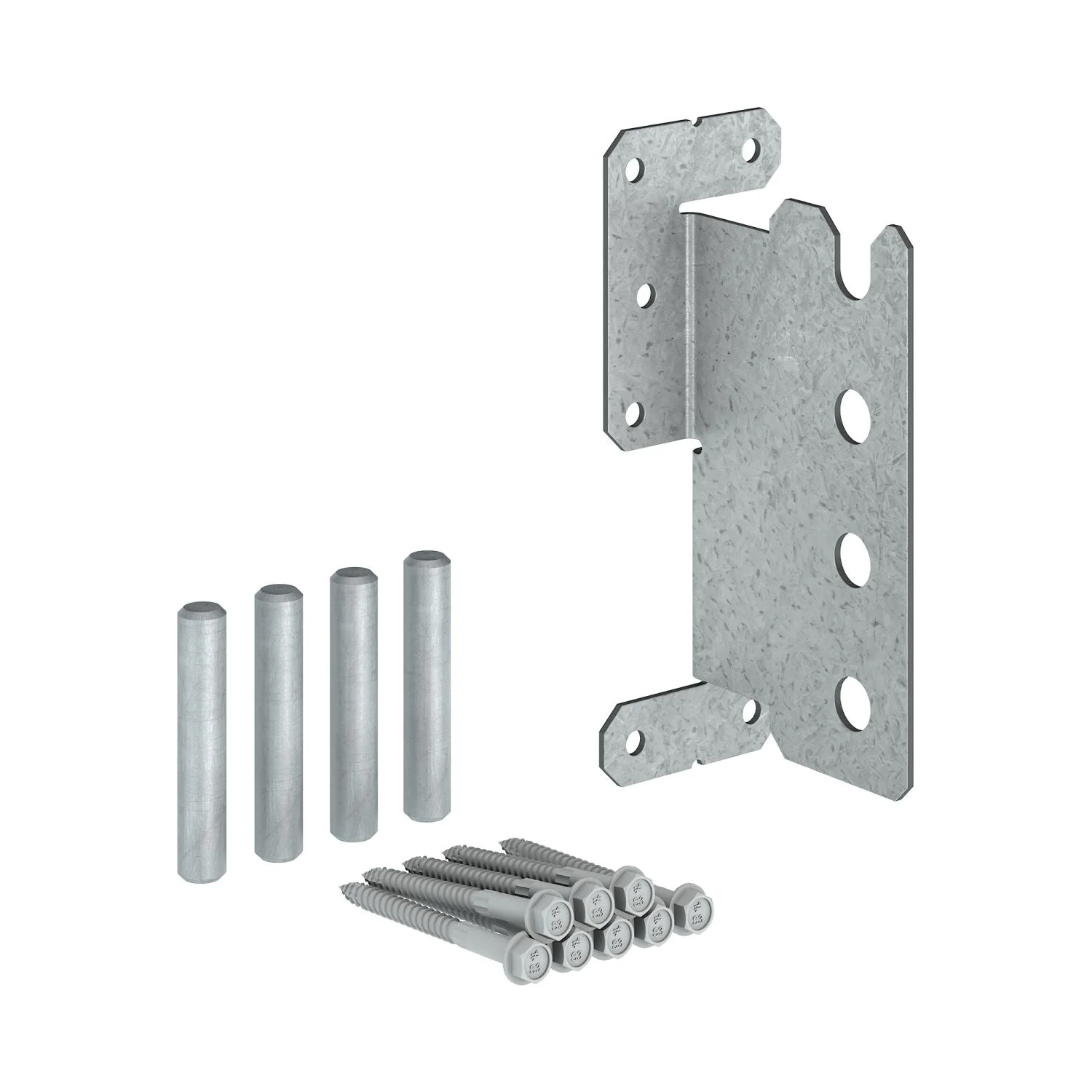 Simpson Strong-Tie CJT4ZS CJTZ 12-Gauge ZMAX Galvanized Concealed Joist Tie with (4) Short Pins - Image 3