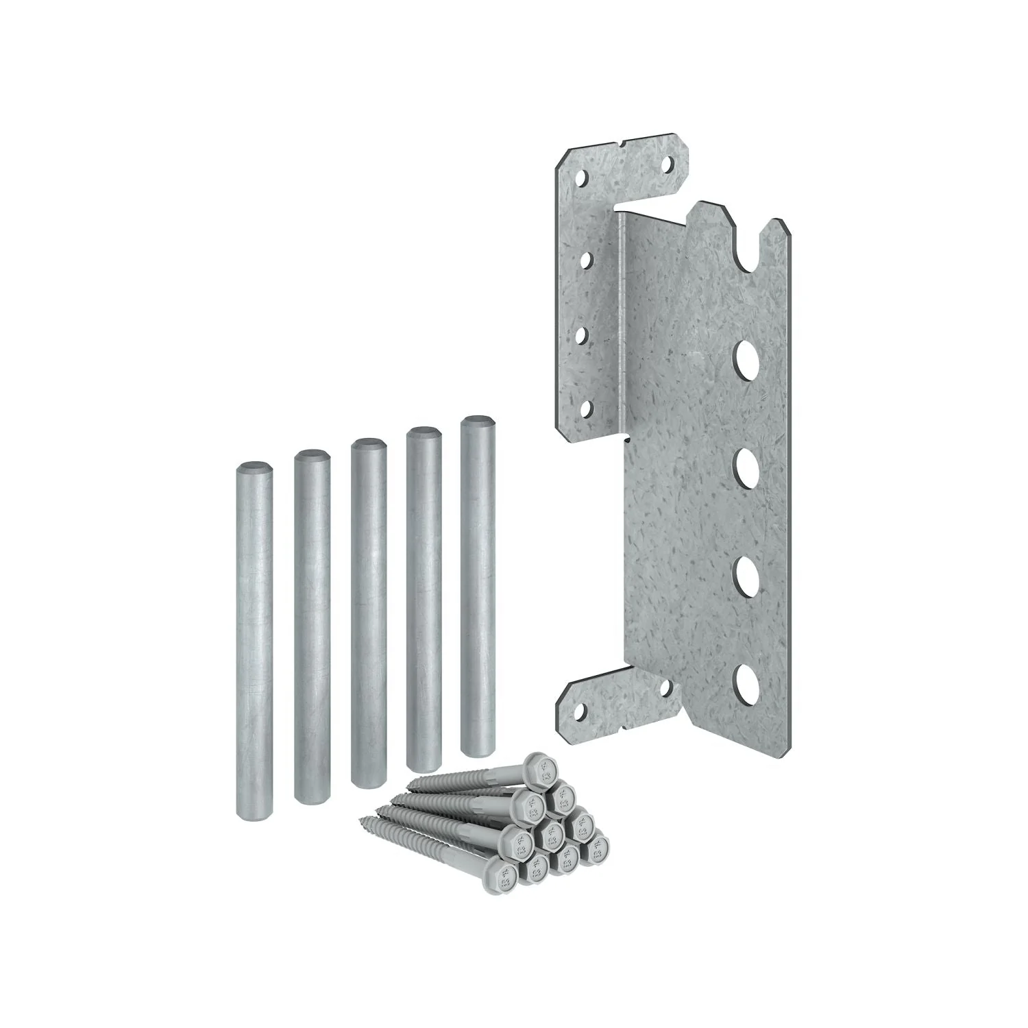 Simpson Strong-Tie CJT5ZL CJTZ 12-Gauge ZMAX Galvanized Concealed Joist Tie with (5) Long Pins - Image 3