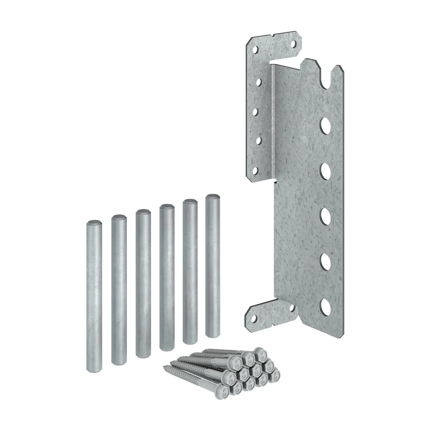 Simpson Strong-Tie CJT6ZL CJTZ 12-Gauge ZMAX Galvanized Concealed Joist Tie with (6) Long Pins - Image 3