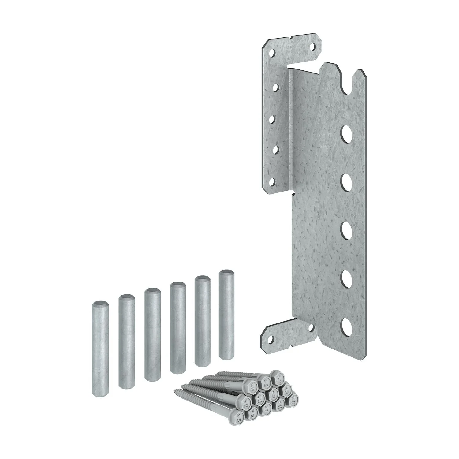 Simpson Strong-Tie CJT6ZS CJTZ 12-Gauge ZMAX Galvanized Concealed Joist Tie with (6) Short Pins - Image 3