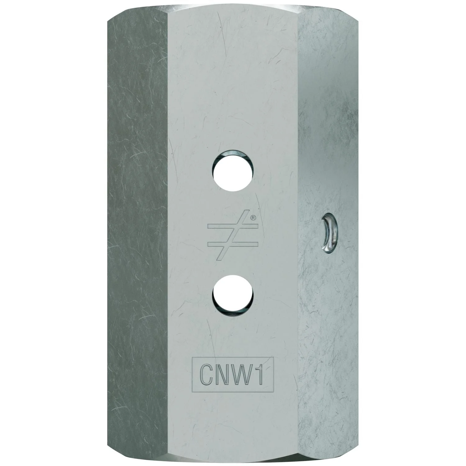 Simpson Strong-Tie CNW1 CNW 1-in. Coupler Nut with Witness Hole - Image 2