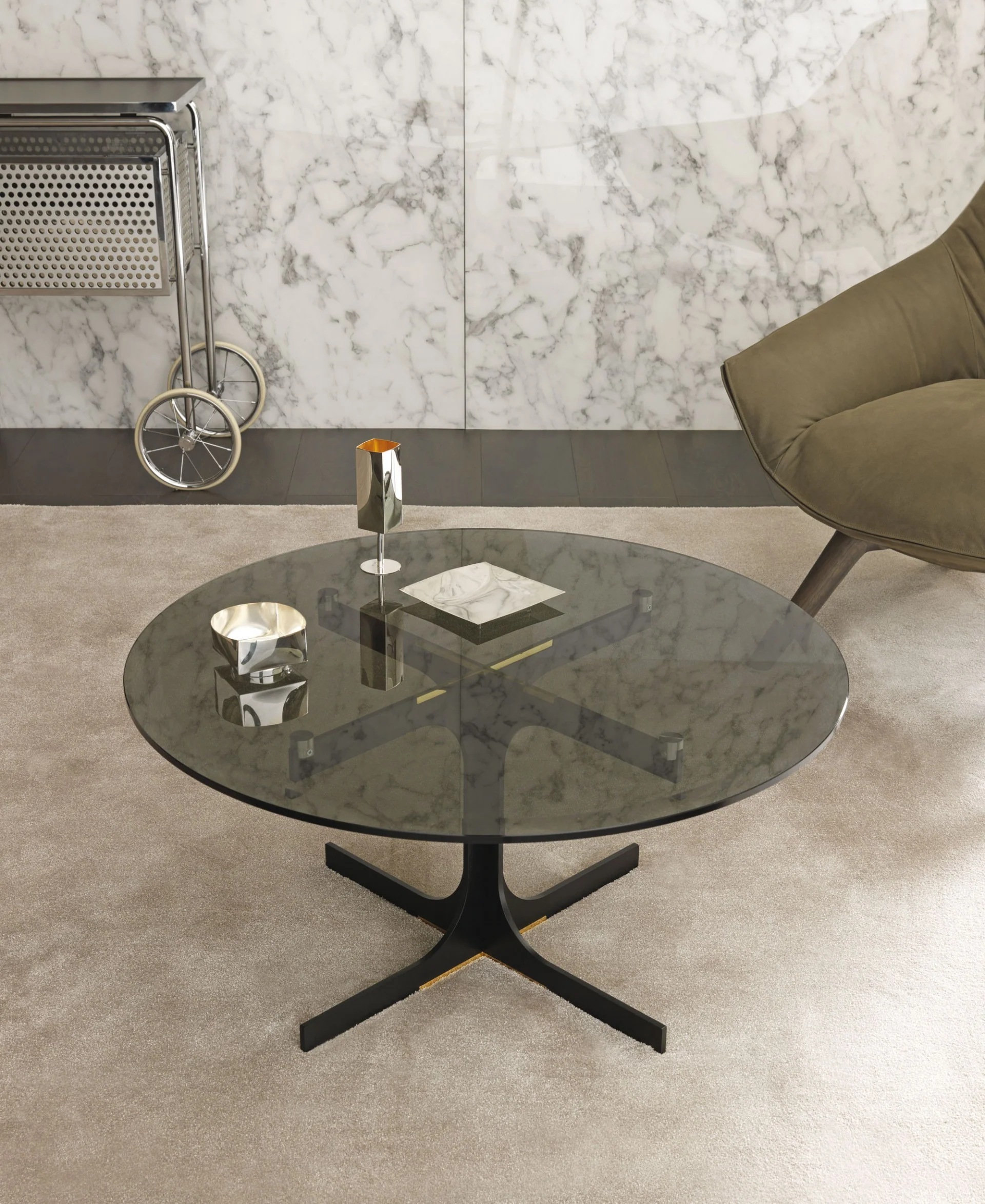 MISURAEMME | JANUS GLASS COFFEE TABLE | $4,815.47 - Image 2