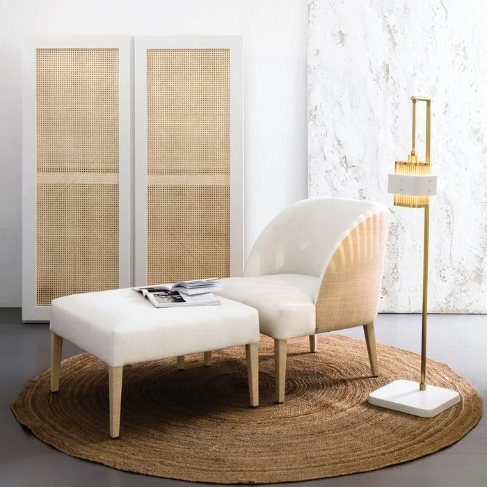 COLETTE RAFFIA LOUNGE CHAIR - $3,503.36 - Image 1