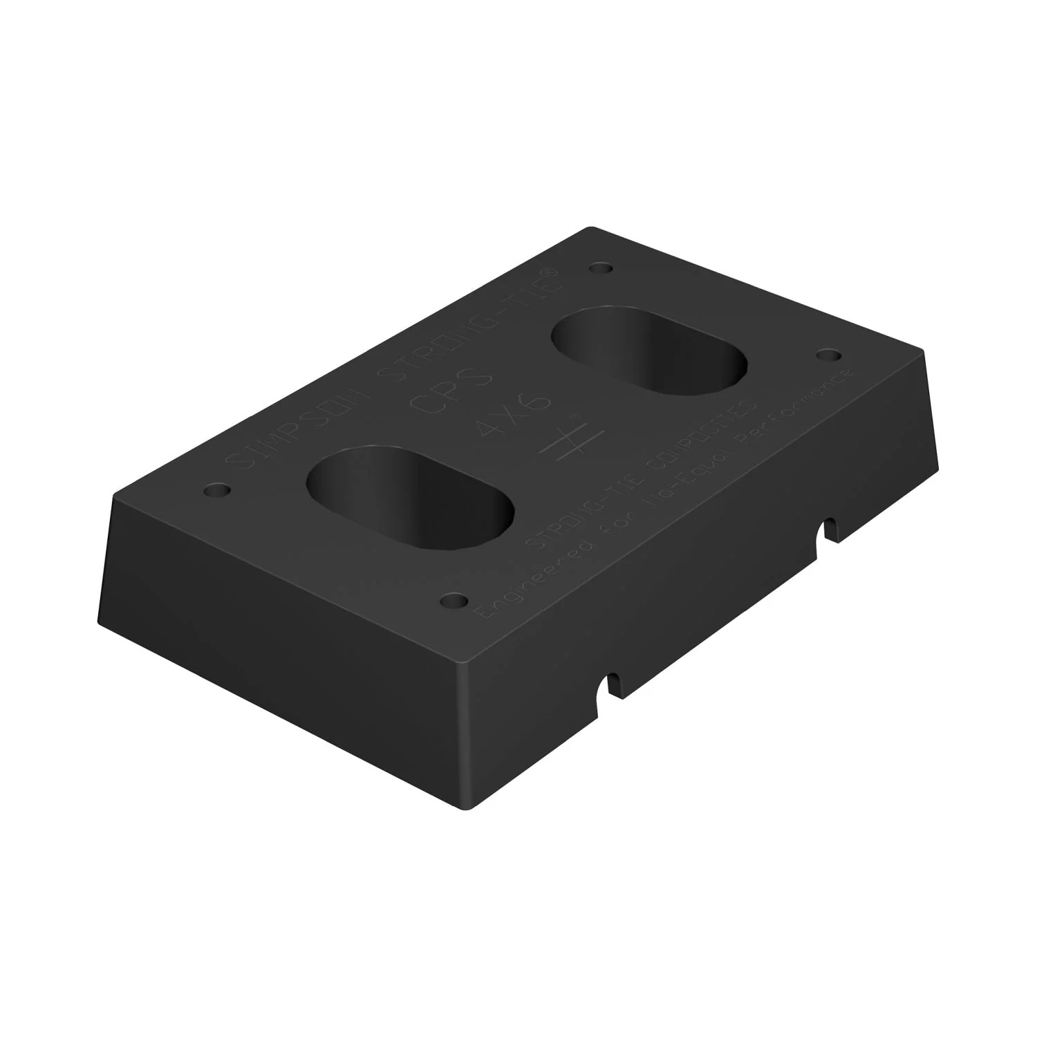 Simpson Strong-Tie CPS46 CPS Composite Plastic Standoff for 4x6 - Image 3