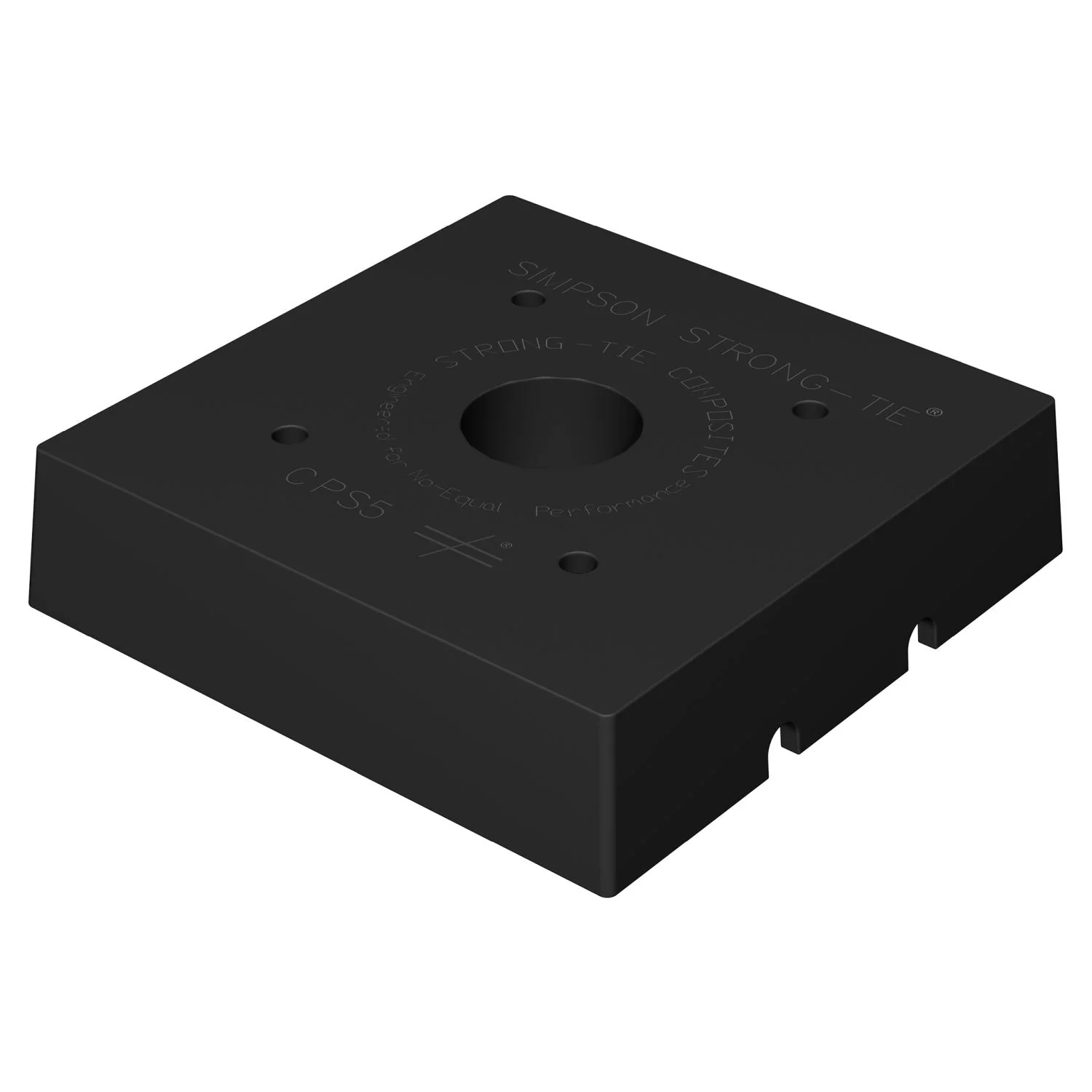 Simpson Strong-Tie CPS5 CPS Composite Plastic Standoff for 5x5 - Image 3