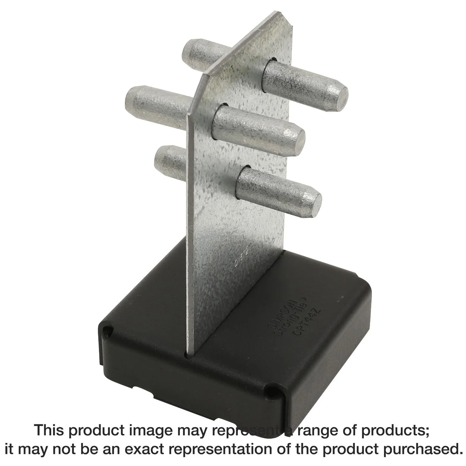 Simpson Strong-Tie CPT44Z CPTZ ZMAX Galvanized Concealed Post Base for 4x4 - Image 1