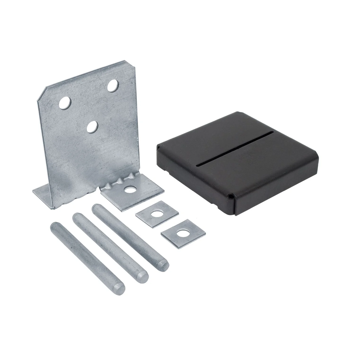 Simpson Strong-Tie ZMAX Galvanized Concealed Post Base for 6x6 (CPT66Z) - Image 1