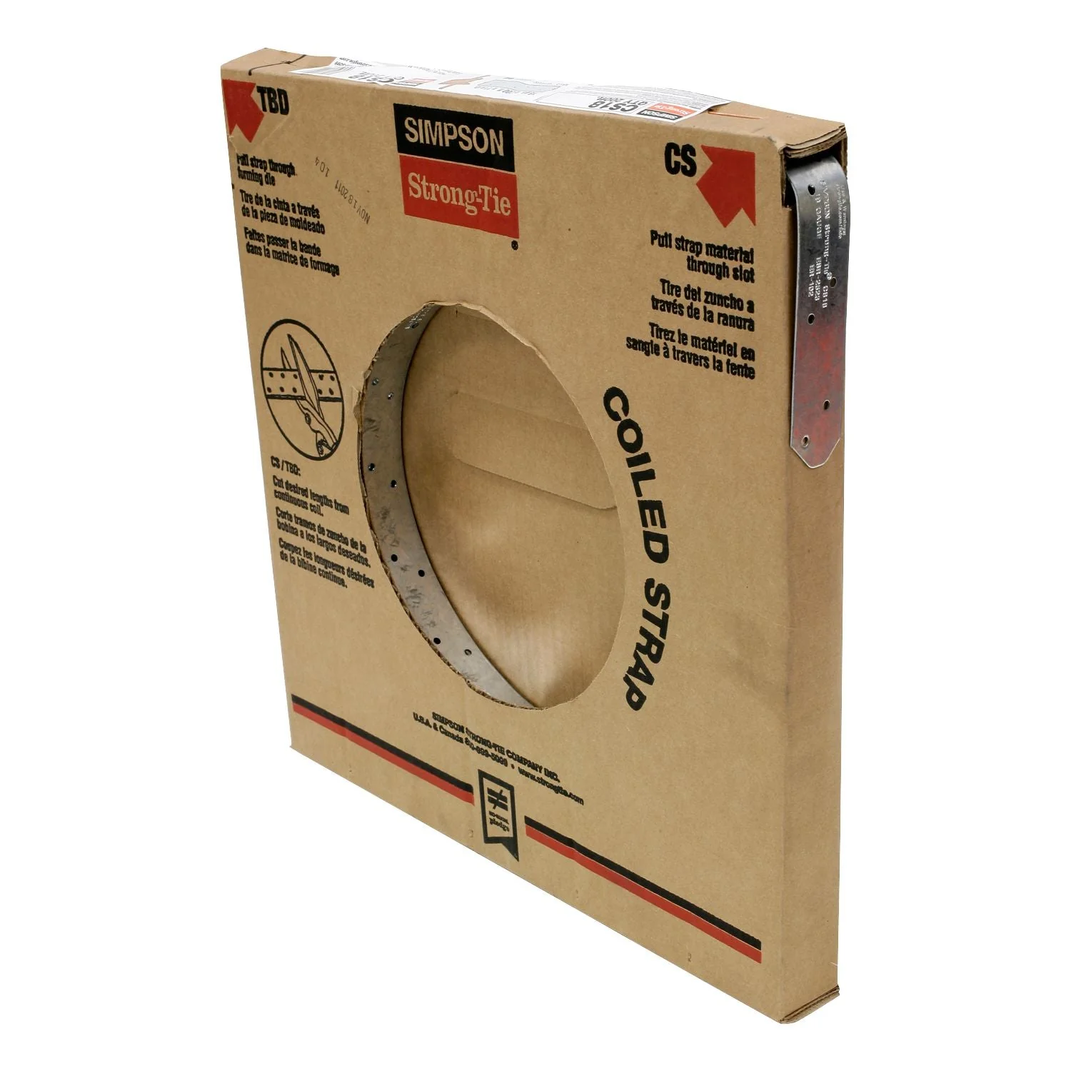 Simpson Strong-Tie CS20-R CS 25 ft. 20-Gauge Galvanized Coiled Strap - Image 3