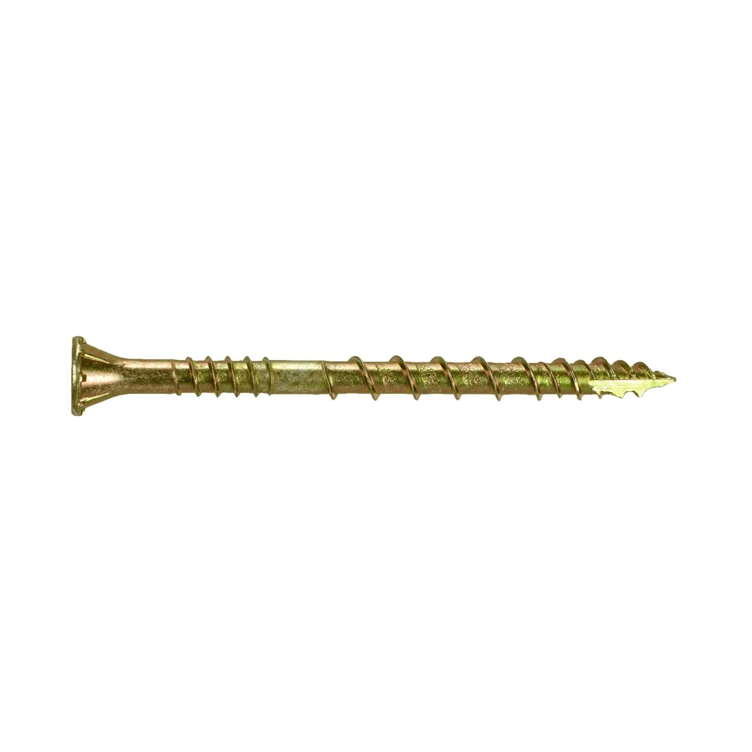Simpson Strong-Tie CSVZ212R240 Strong-Drive CSV Construction Screw,  #10 x 2-1/2-in. T25, Flat Head, Yellow Zinc, 240-Pack - Image 3