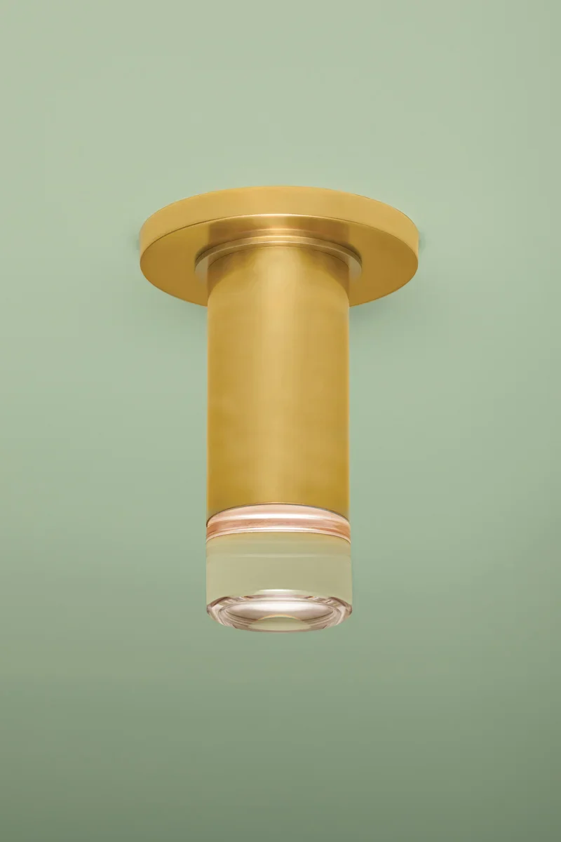 HUDSON VALLEY LIGHTING | CLAUDIE FLUSHMOUNT - AGED BRASS | $222.00 - Image 3