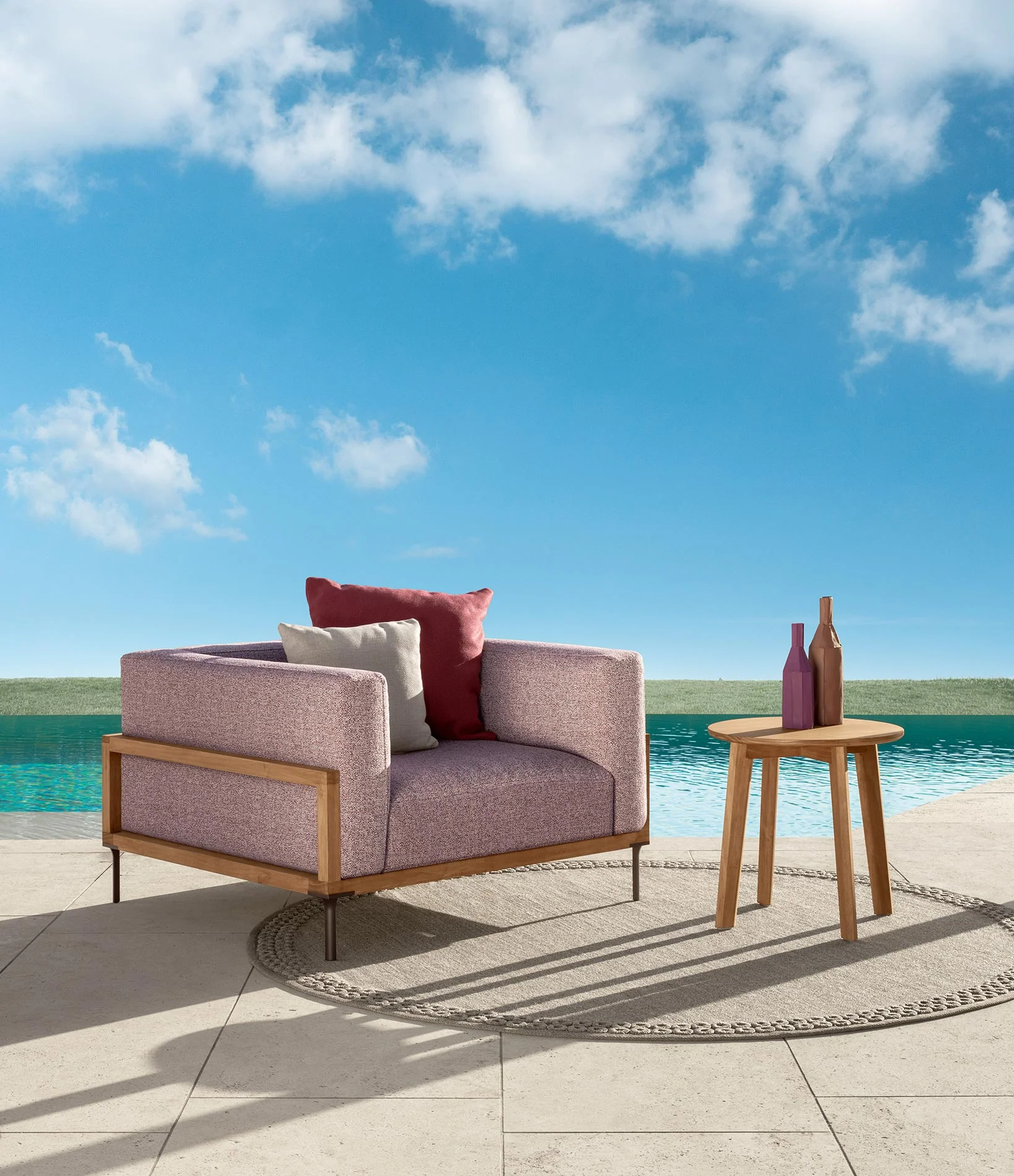TALENTI | CLEOSOFT//WOOD  LOUNGE ARMCHAIR- $9,440.51 - Image 2