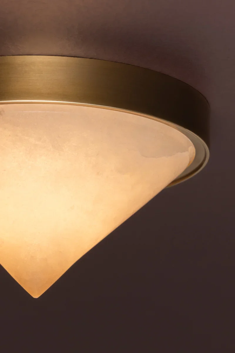 HUDSON VALLEY LIGHTING | COLMAR FLUSHMOUNT - VINTAGE BRASS | $480.00 - Image 2