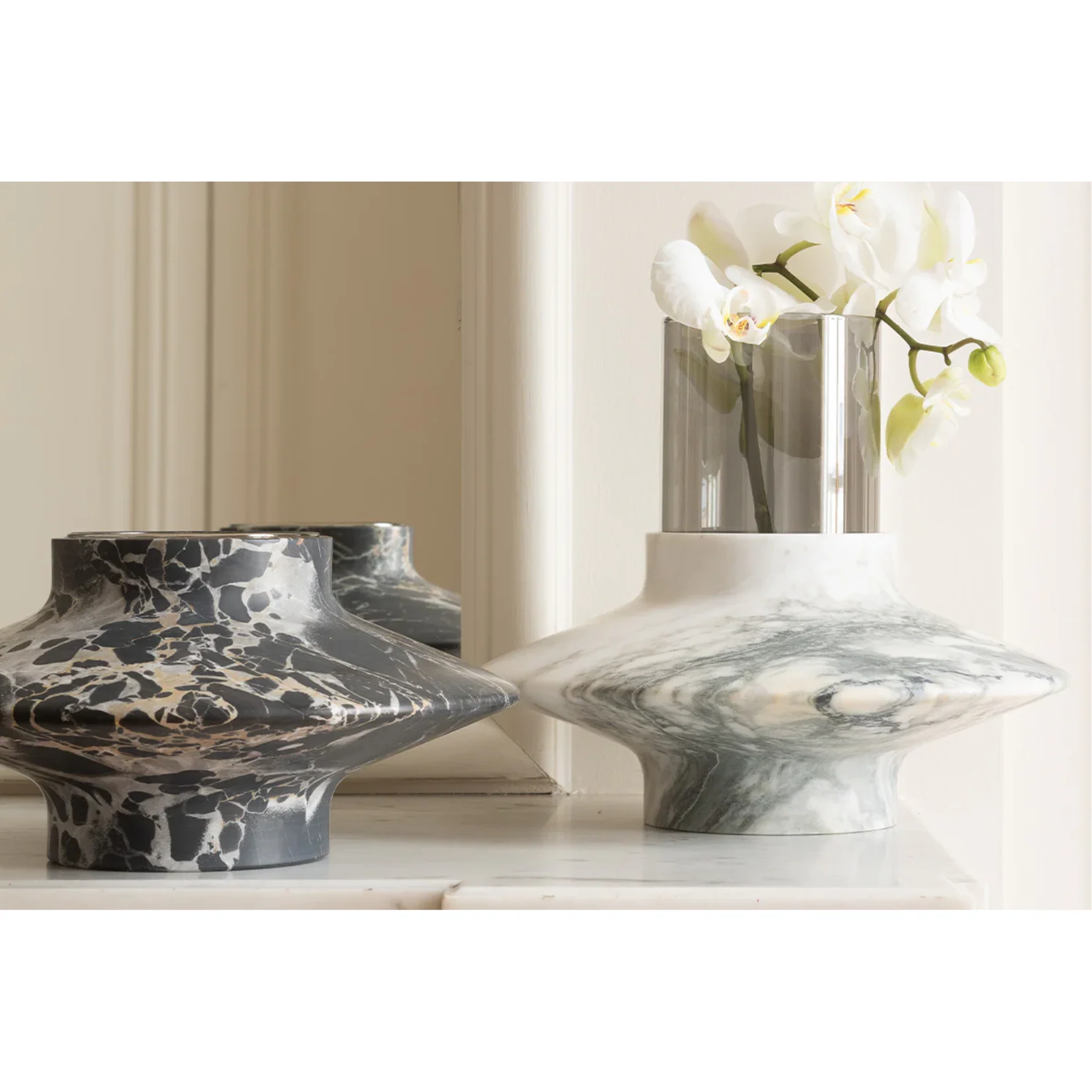 oOumm I GAMMA MARBLE CANDLE HOLDER I  $2,380.00 - Image 2