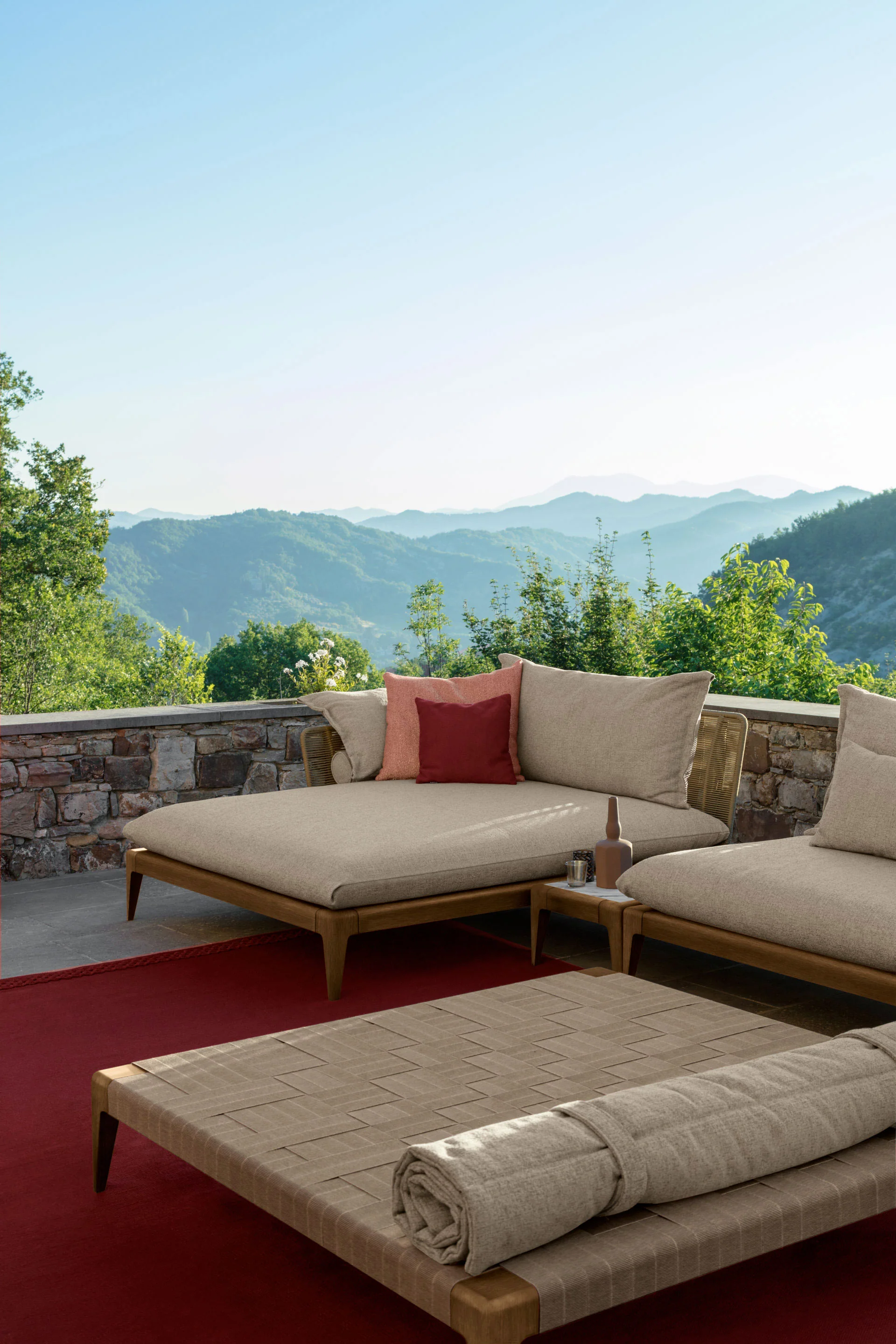 TALENTI | CRUISE//TEAK  POUF - $8,538.26 - $10,184.09 - Image 3