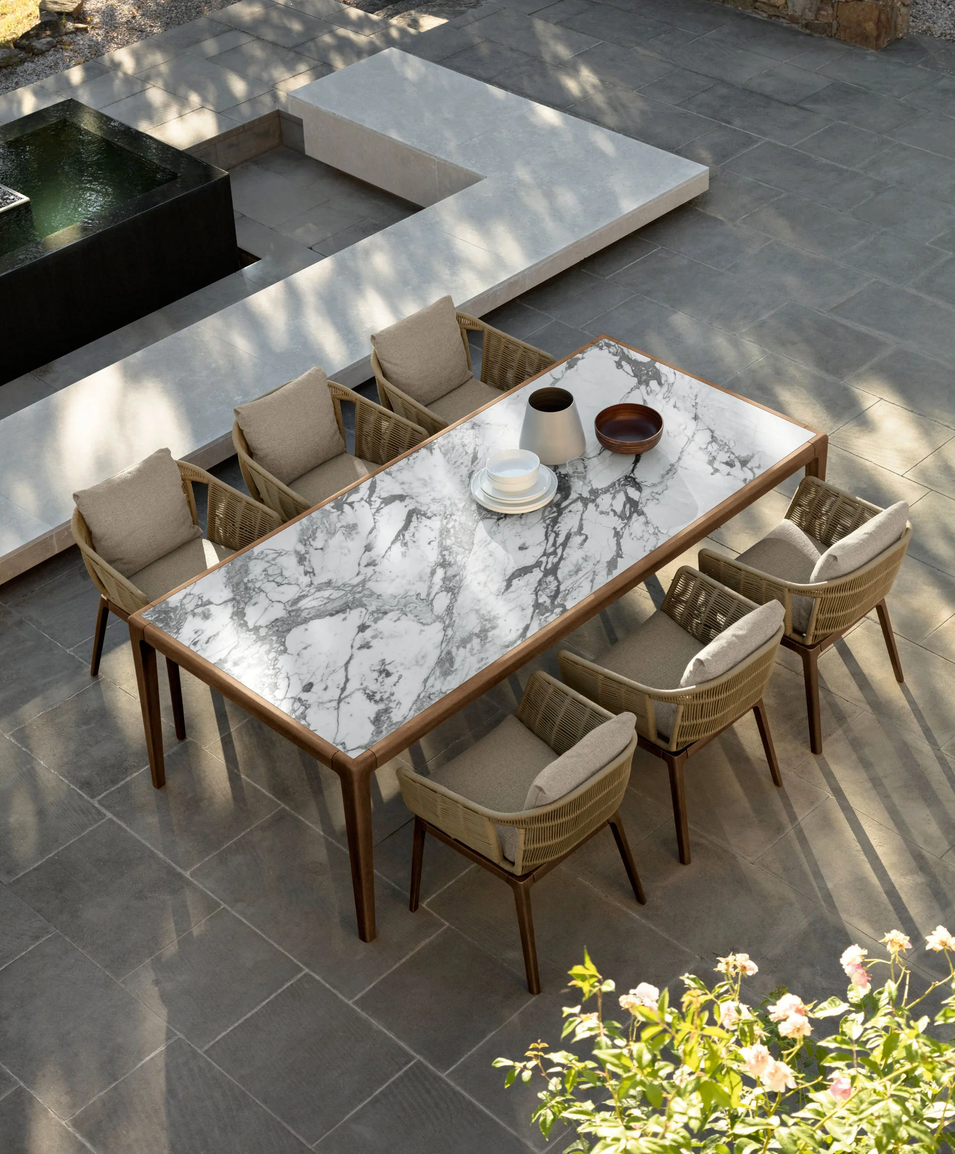TALENTI | CRUISE//TEAK  DINING TABLE - $10,824.13 - $13,871.96 - Image 3