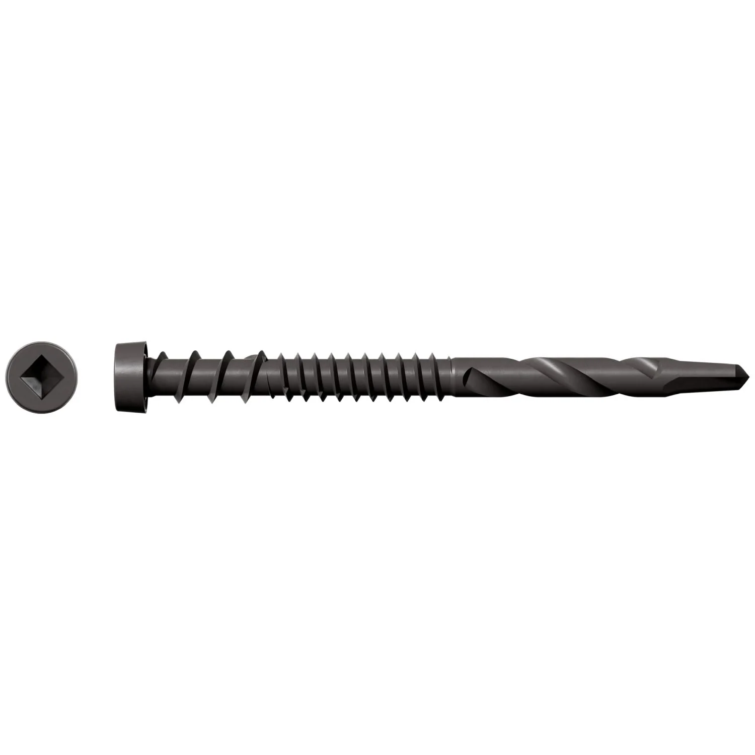 Simpson Strong-Tie DCSD238SGR04 Deck-Drive DCSD COMPOSITE-TO-STEEL Screw (Collated),  #10 x 2-3/8-in. Quik Guard Gray 04, 1000-Pack - Image 2