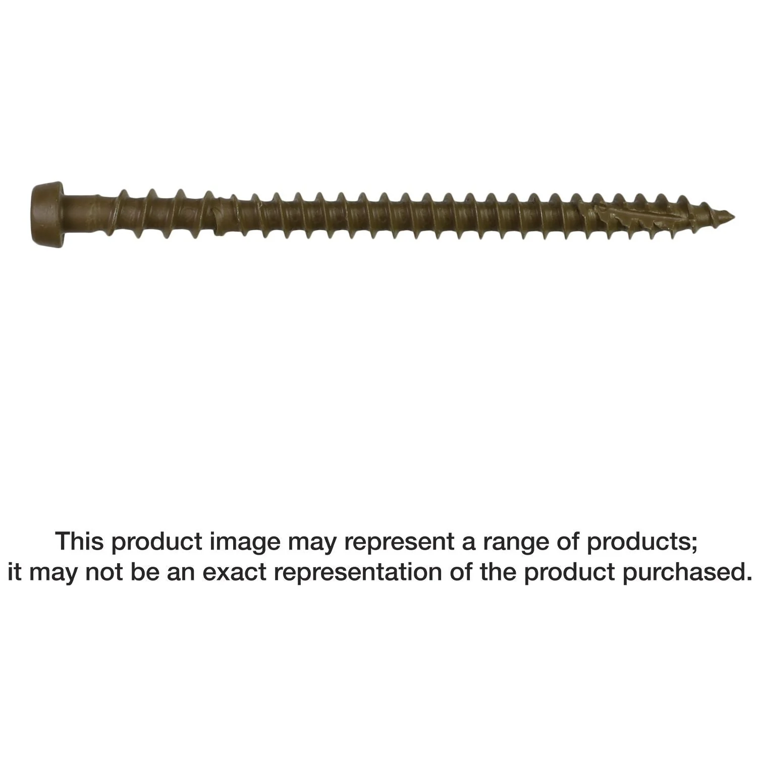 Simpson Strong-Tie DCU234GRR70 Deck-Drive DCU COMPOSITE Screw,  #10 x 2-3/4-in. T20, Quik Guard, Gray, 70-Pack - Image 3
