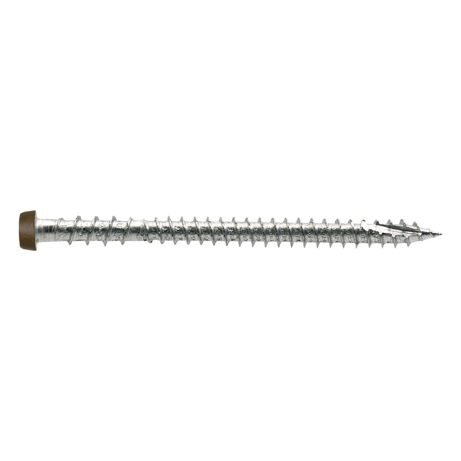 Simpson Strong-Tie DCU234MB316BR01 Deck-Drive DCU COMPOSITE Screw,  #10 x 2-3/4-in. T20, Type 316, Brown 01, 1750-Pack - Image 2